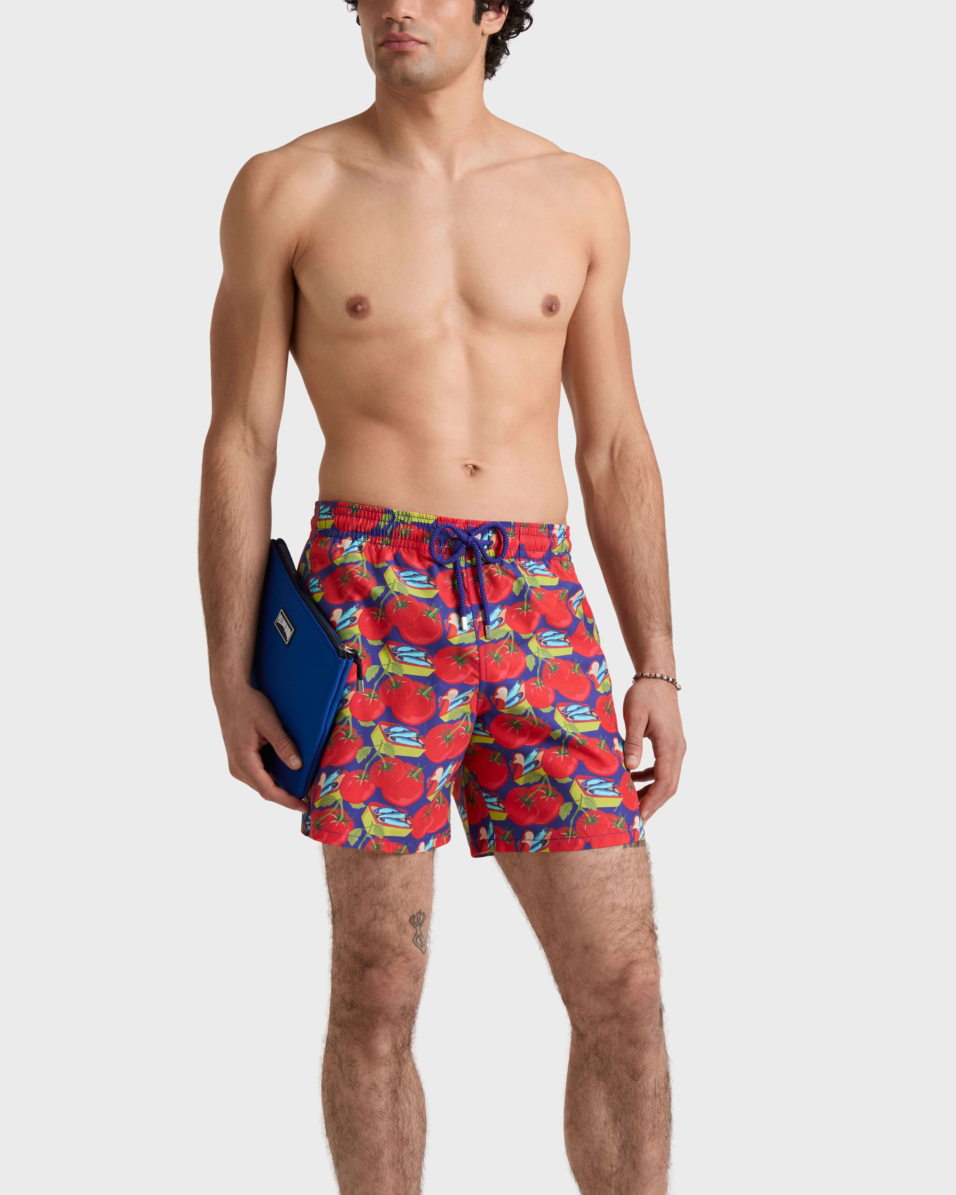 Swim Trunks Sardine and Tomato - Purple blue / Vilebrequin Outlet