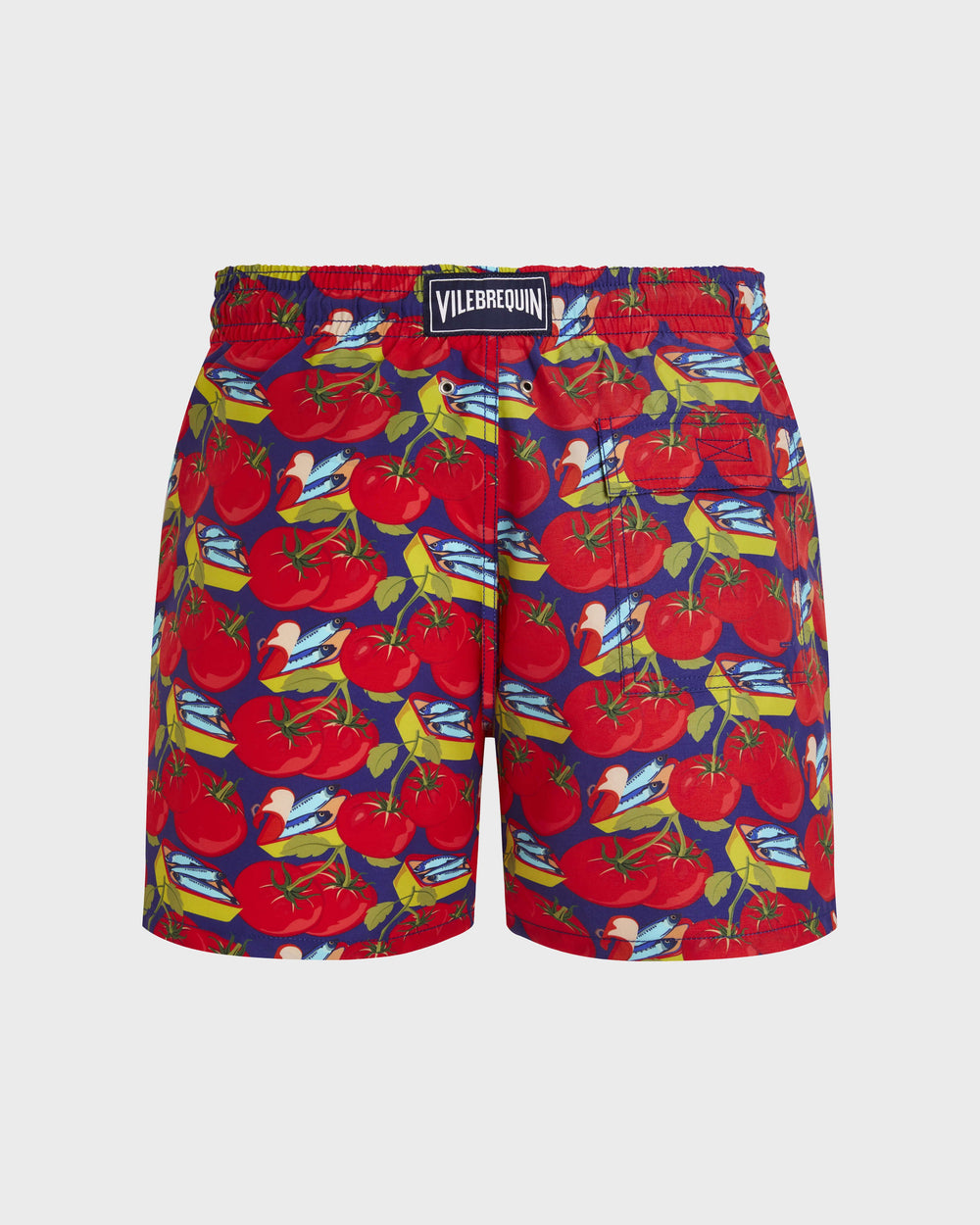 Swim Trunks Sardine and Tomato - Purple blue / Vilebrequin Outlet