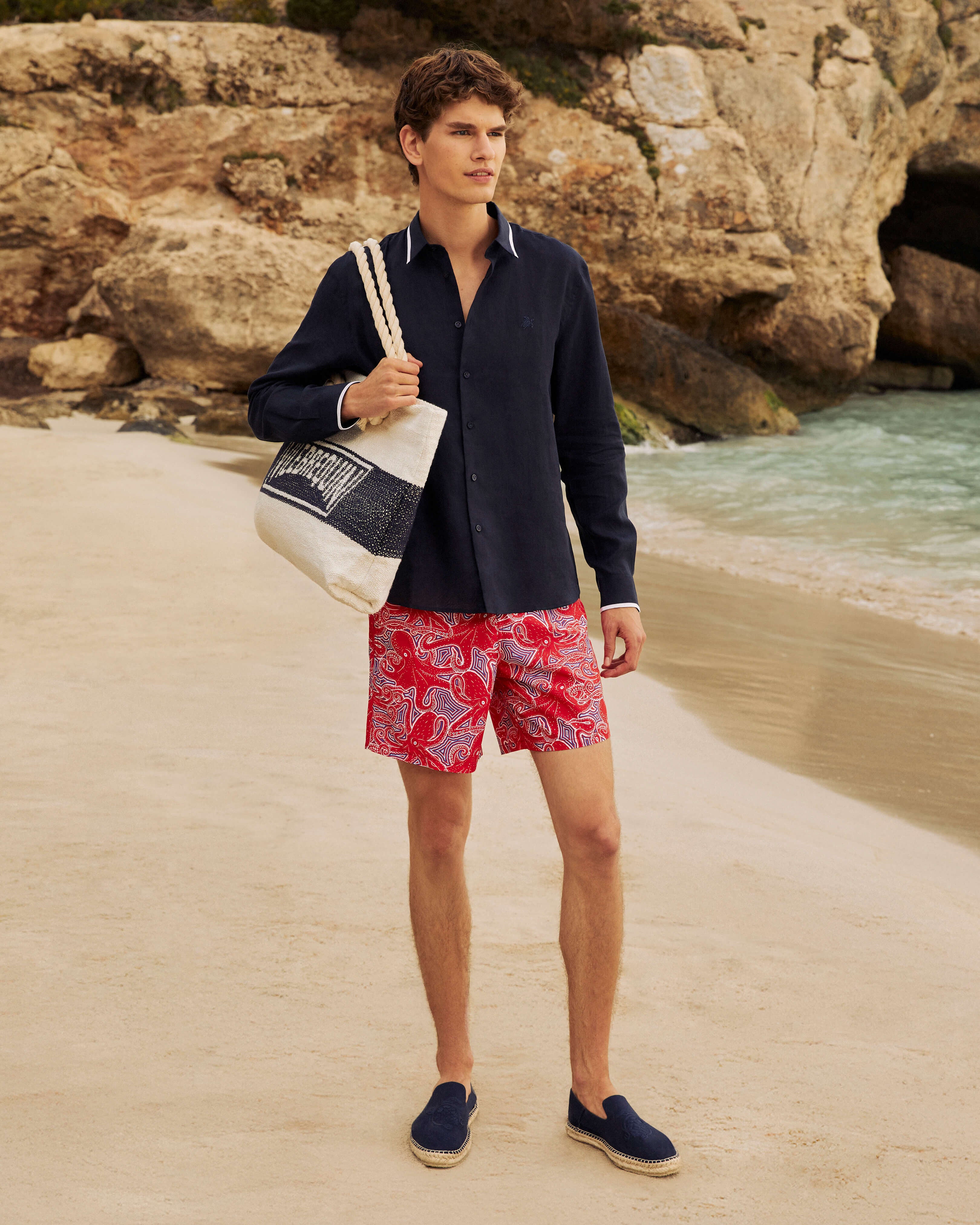 Swim Trunks Hypnoctopus - Poppy red / Vilebrequin New
