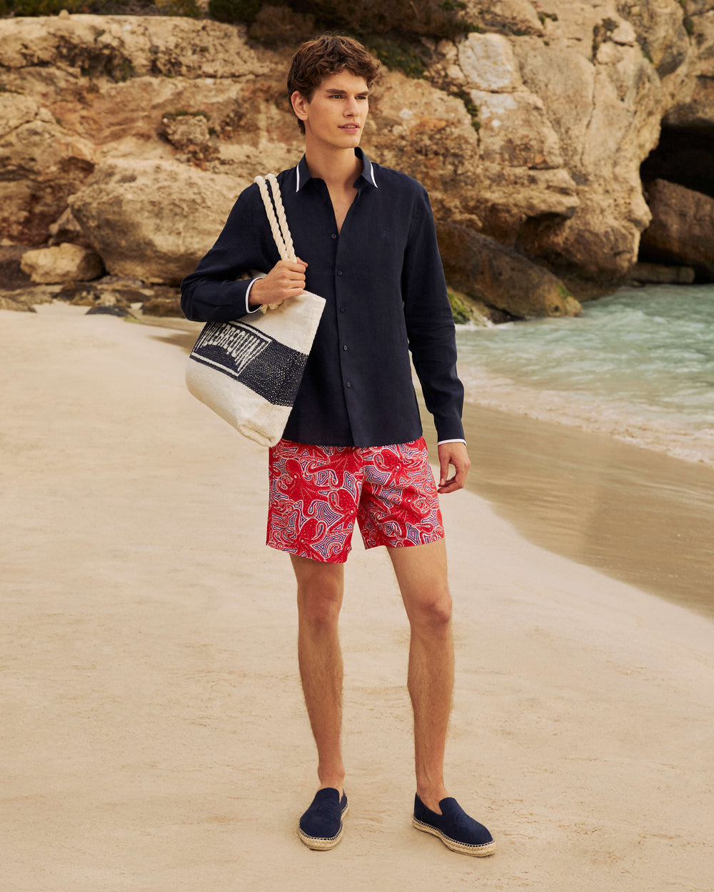 Swim Trunks Hypnoctopus - Poppy red / Vilebrequin New
