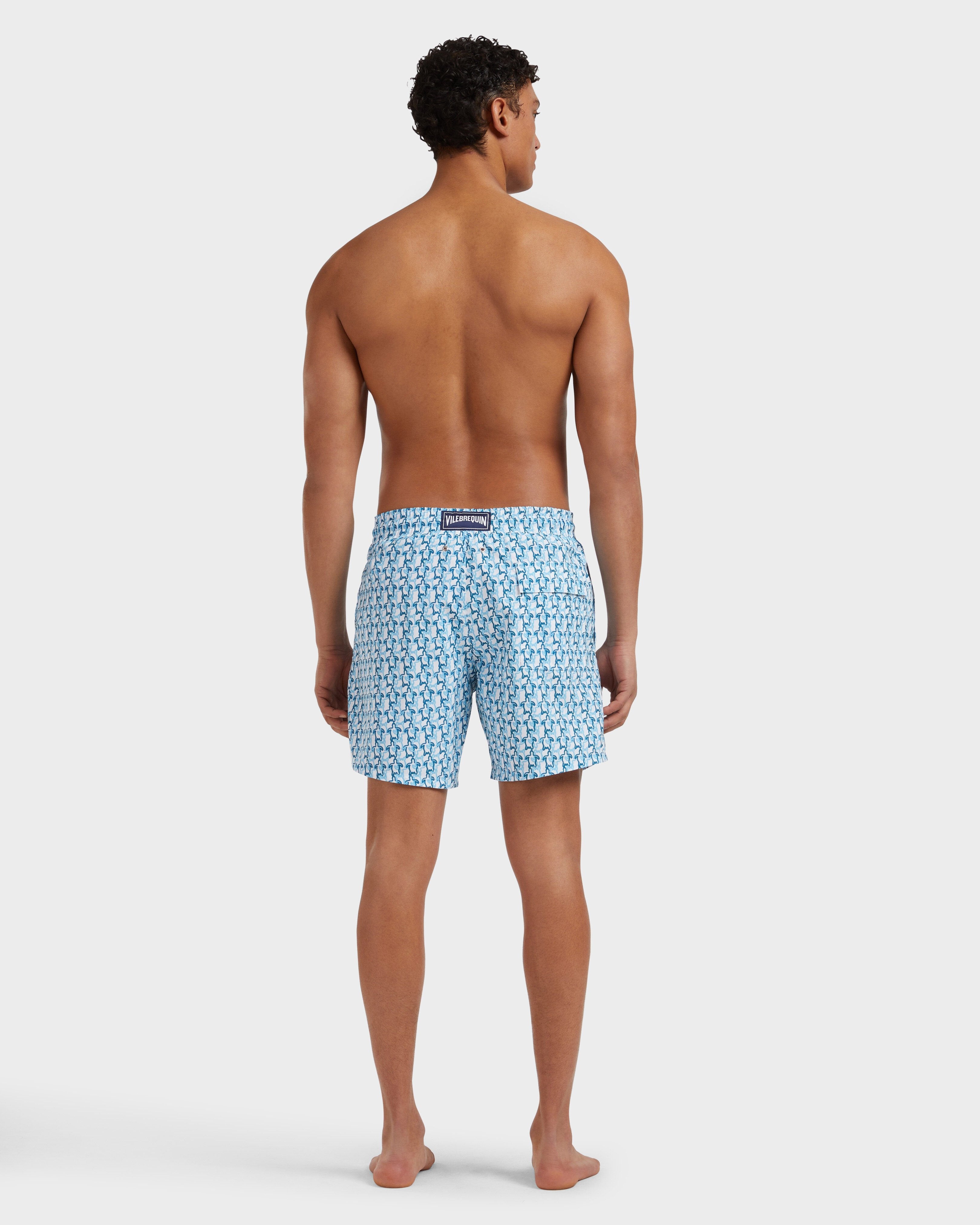Swim Shorts Turtles Net - White / Vilebrequin Online