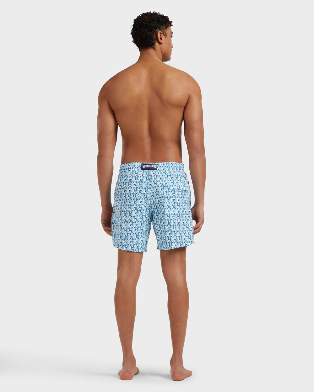 Swim Shorts Turtles Net - White / Vilebrequin Online