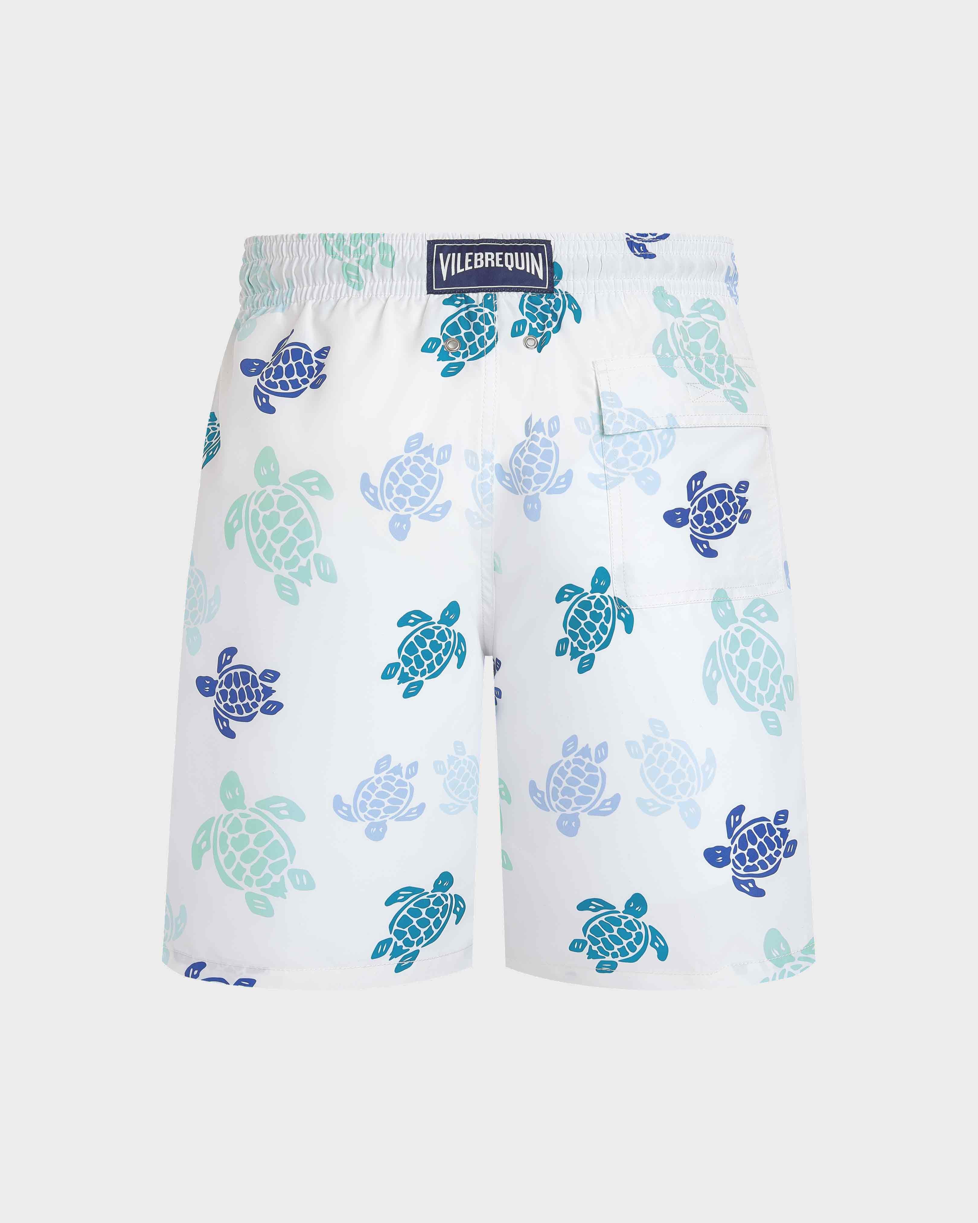 Long Swim Trunks Tortues Multicolores - White / Vilebrequin On sale