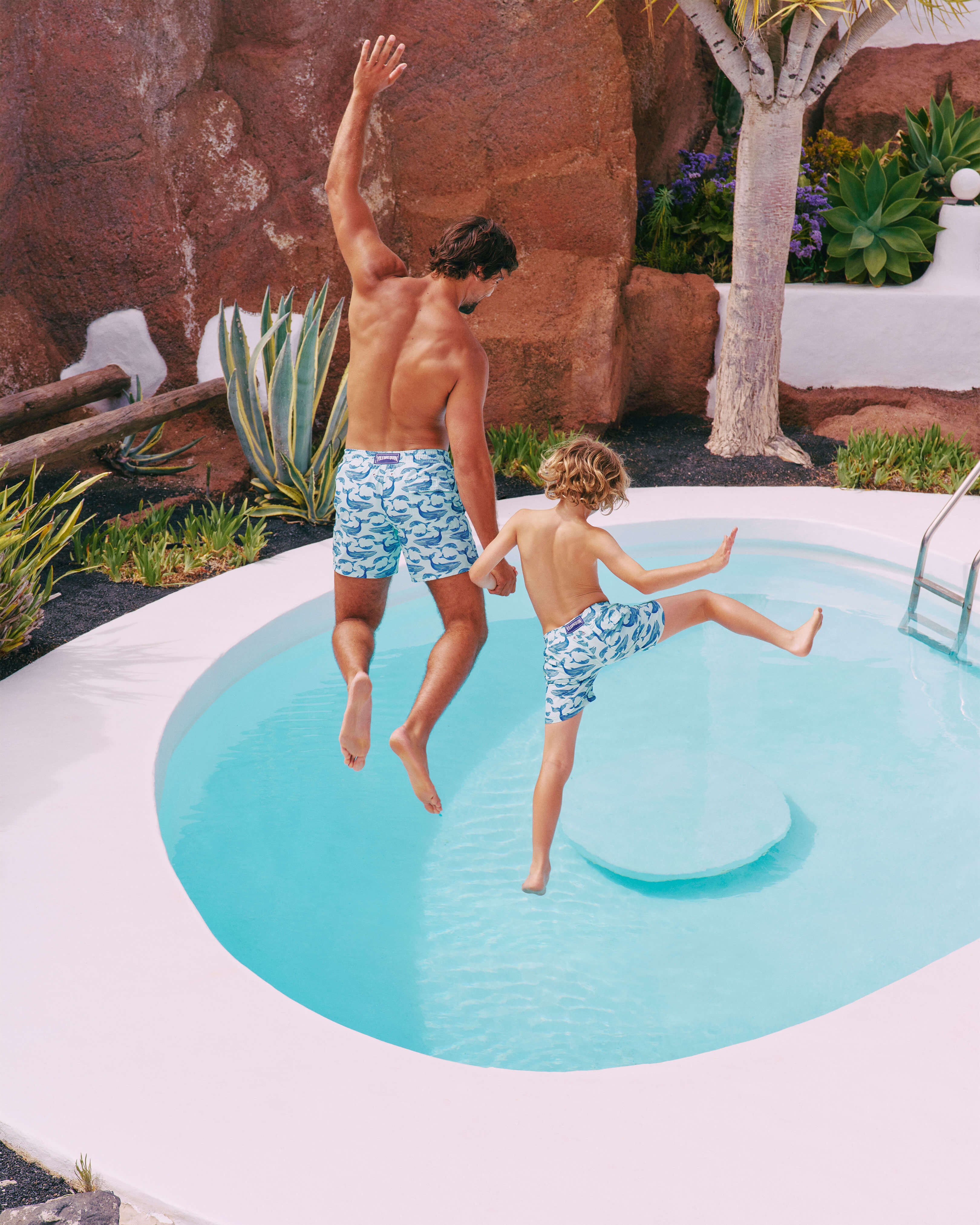 Swim Shorts Whales - Blue note / Vilebrequin Discount