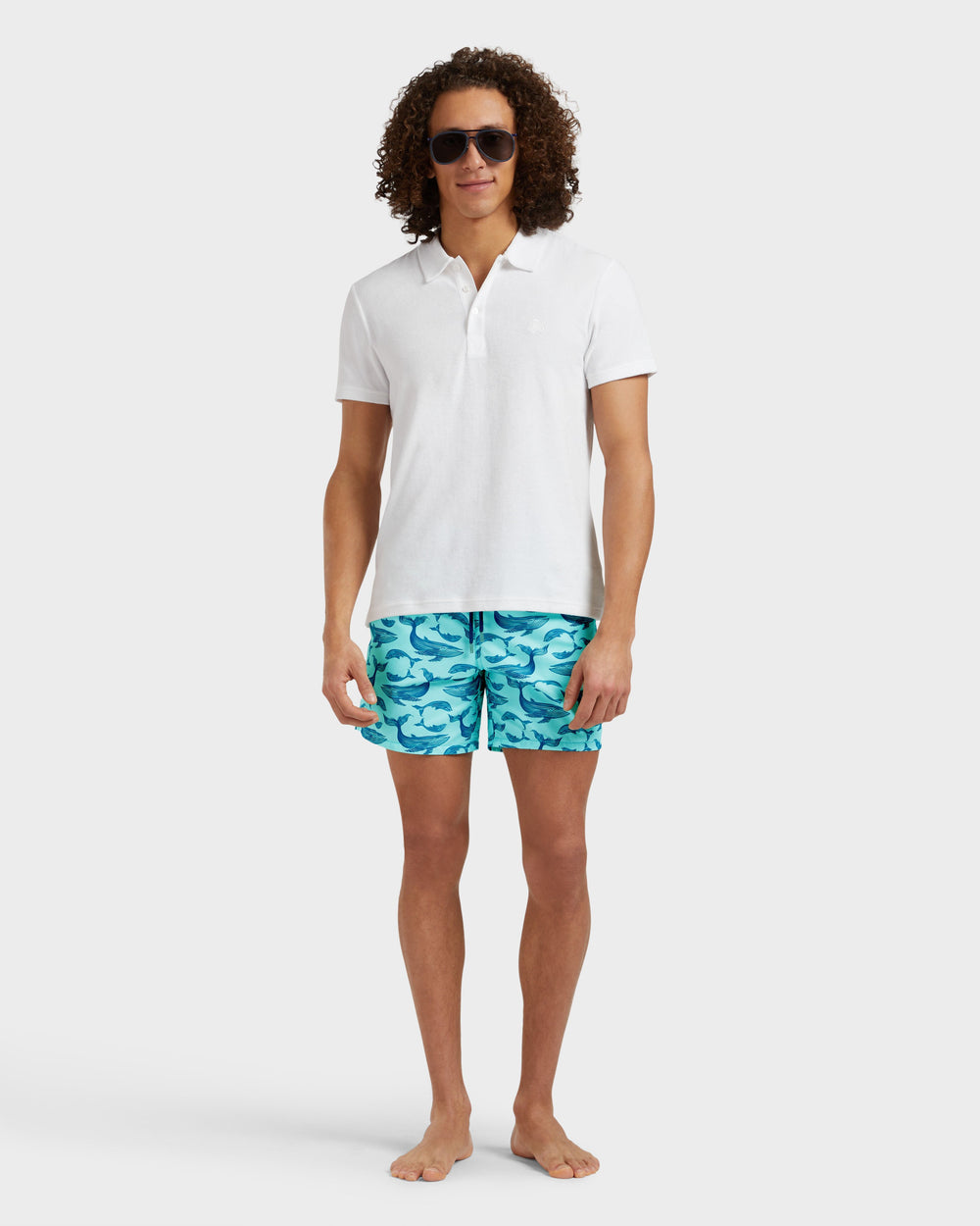 Swim Shorts Whales - Blue note / Vilebrequin Discount