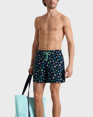 Embroidered Swim Trunks Micro Ronde des Tortues - Limited Edition - Blue Navy / Vilebrequin New