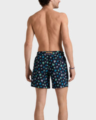 Embroidered Swim Trunks Micro Ronde des Tortues - Limited Edition - Blue Navy / Vilebrequin New