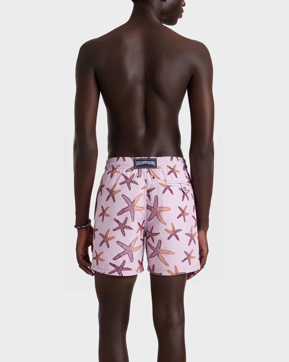Swim shorts Embroidered Starfish - Petale / pink / Vilebrequin On sale