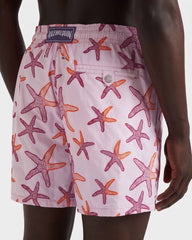 Swim shorts Embroidered Starfish - Petale / pink / Vilebrequin On sale