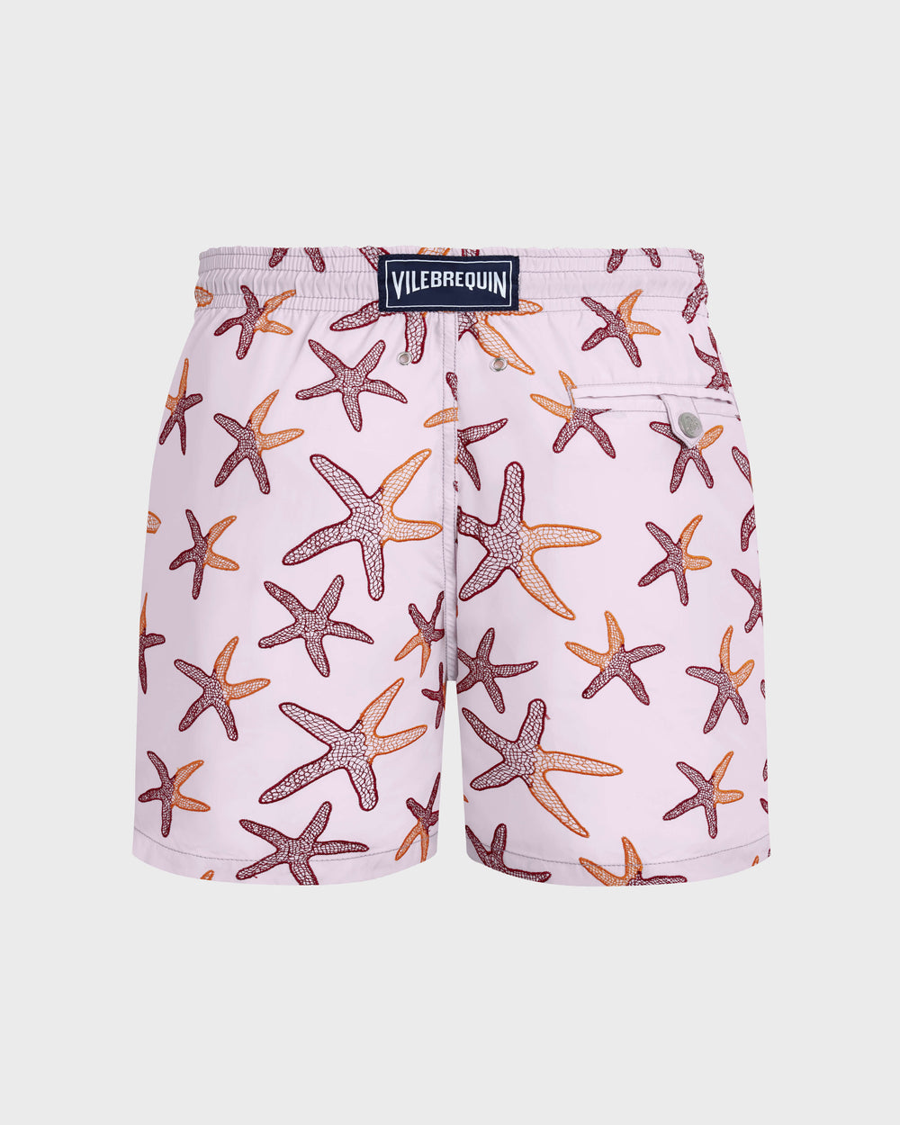 Swim shorts Embroidered Starfish - Petale / pink / Vilebrequin On sale