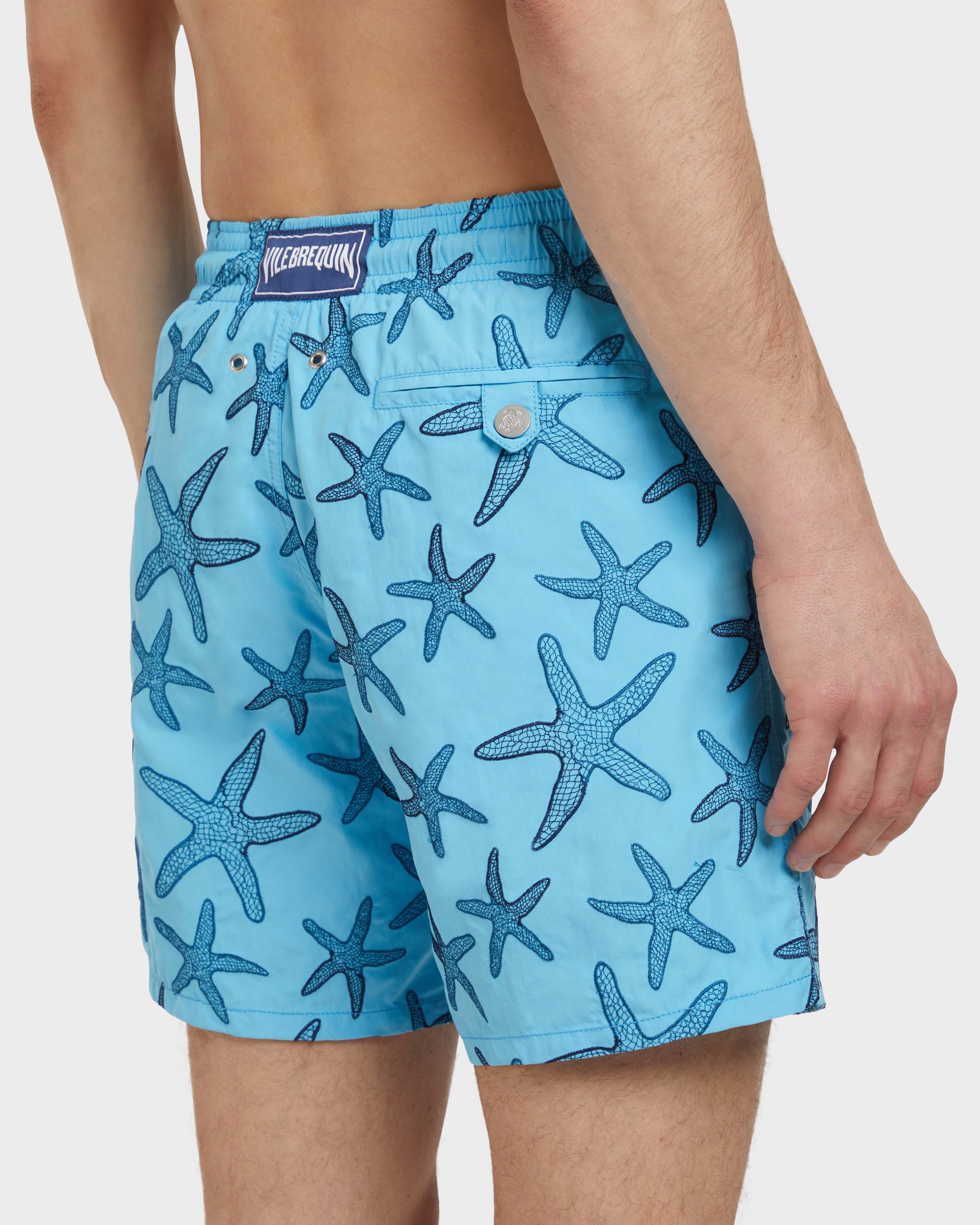 Swim shorts Embroidered Starfish - Blue topaz / Vilebrequin For sale