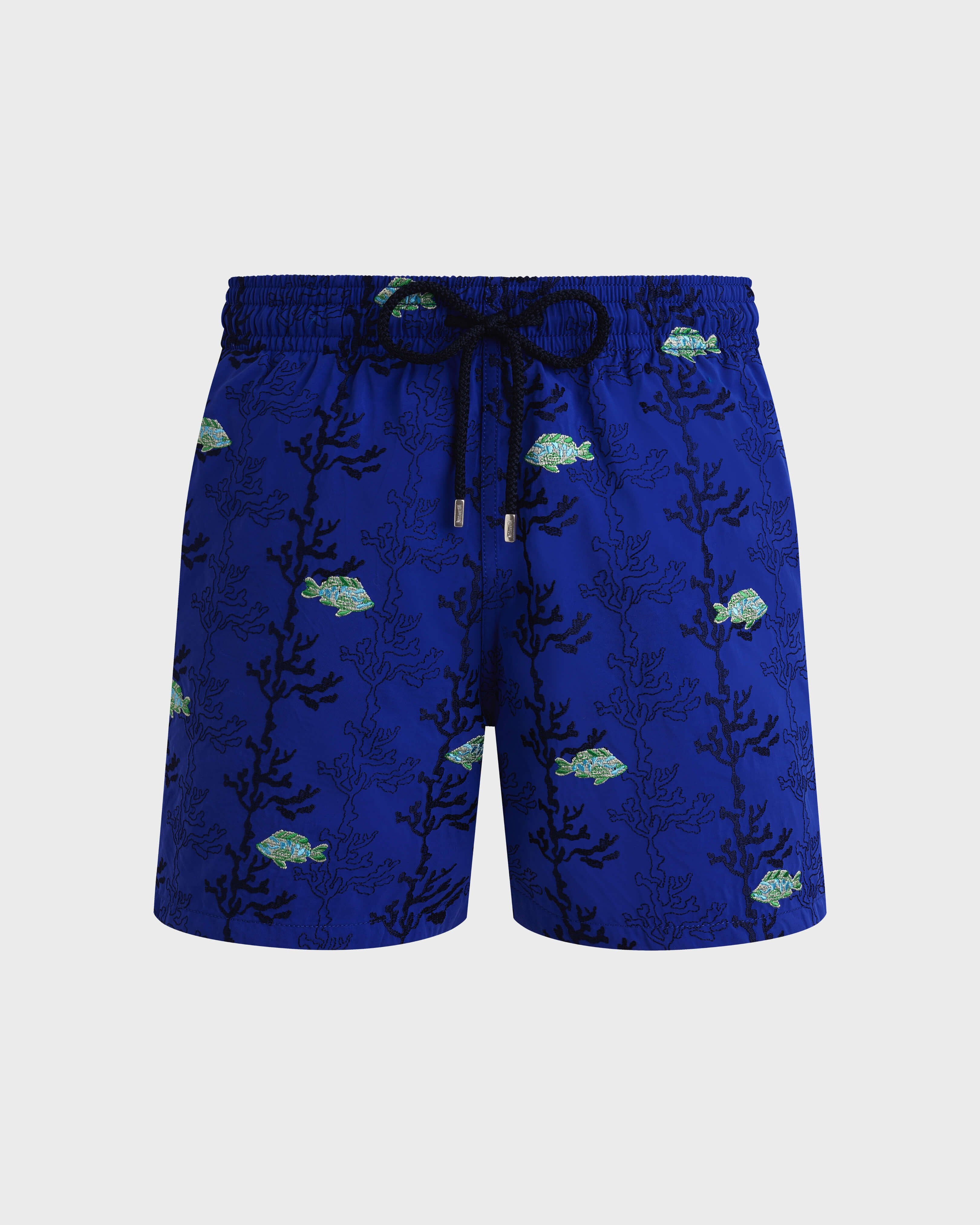 Swim shorts Embroidered Seaweed - Blue Marrakech / Vilebrequin US
