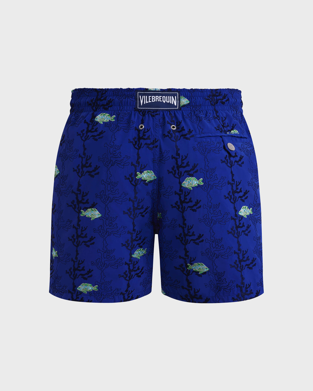 Swim shorts Embroidered Seaweed - Blue Marrakech / Vilebrequin US