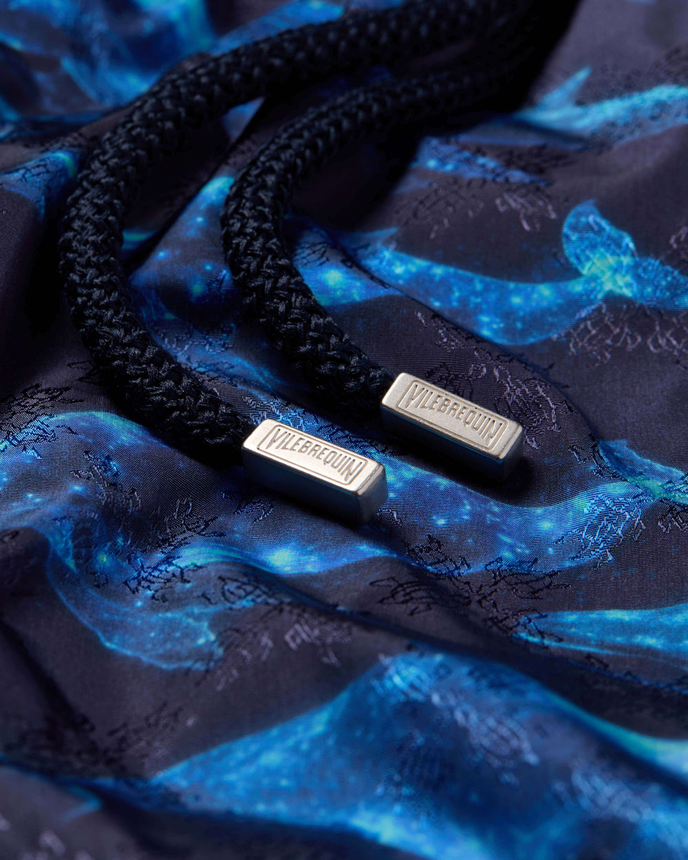 Swim Trunks Sparkling Whales - Blue Navy / Vilebrequin On sale