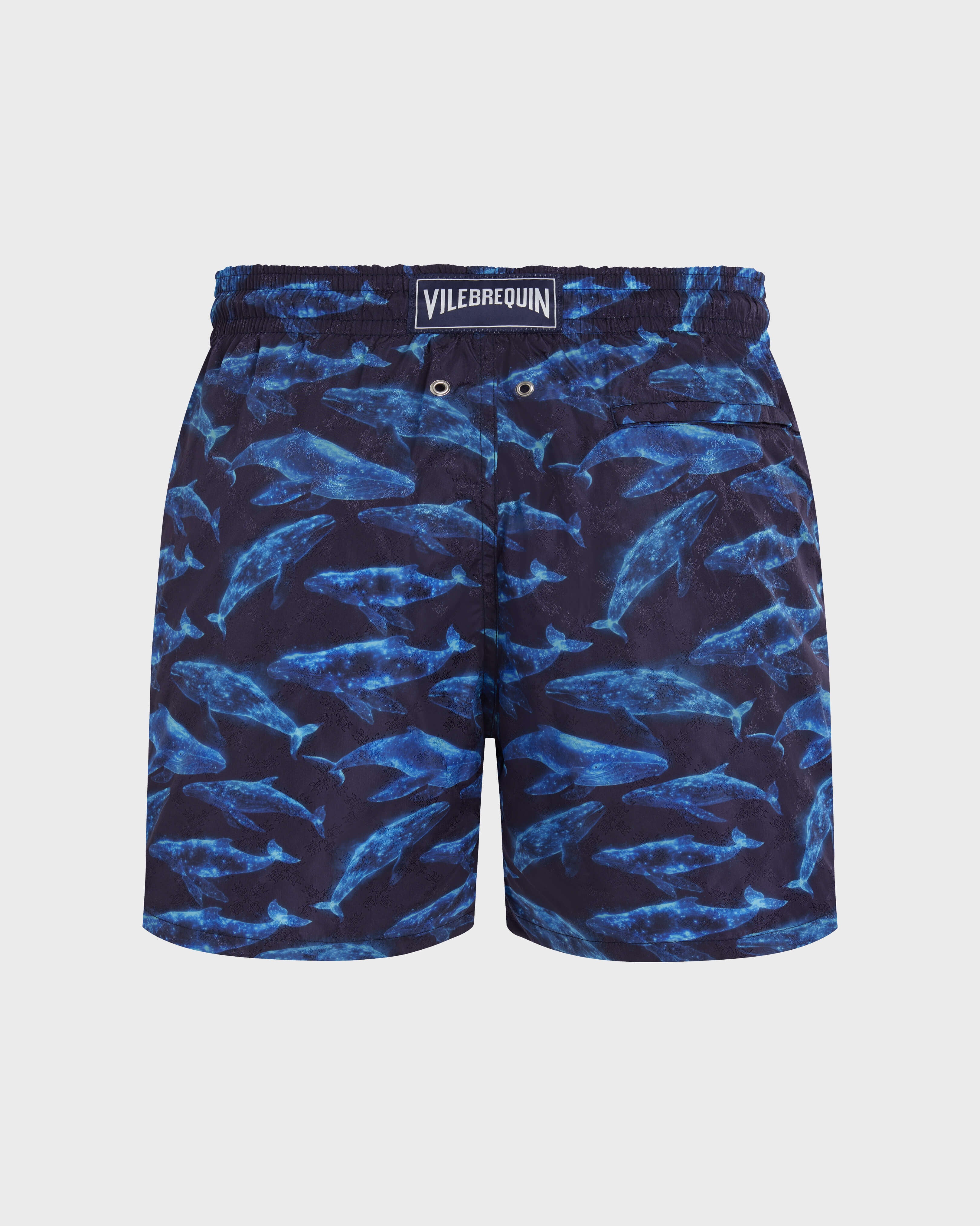 Swim Trunks Sparkling Whales - Blue Navy / Vilebrequin On sale