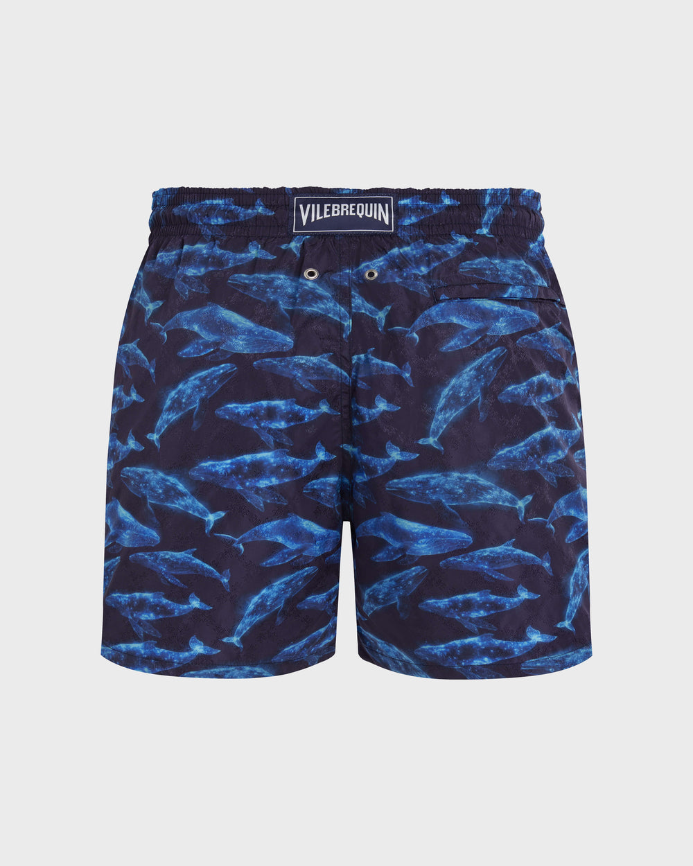 Swim Trunks Sparkling Whales - Blue Navy / Vilebrequin On sale
