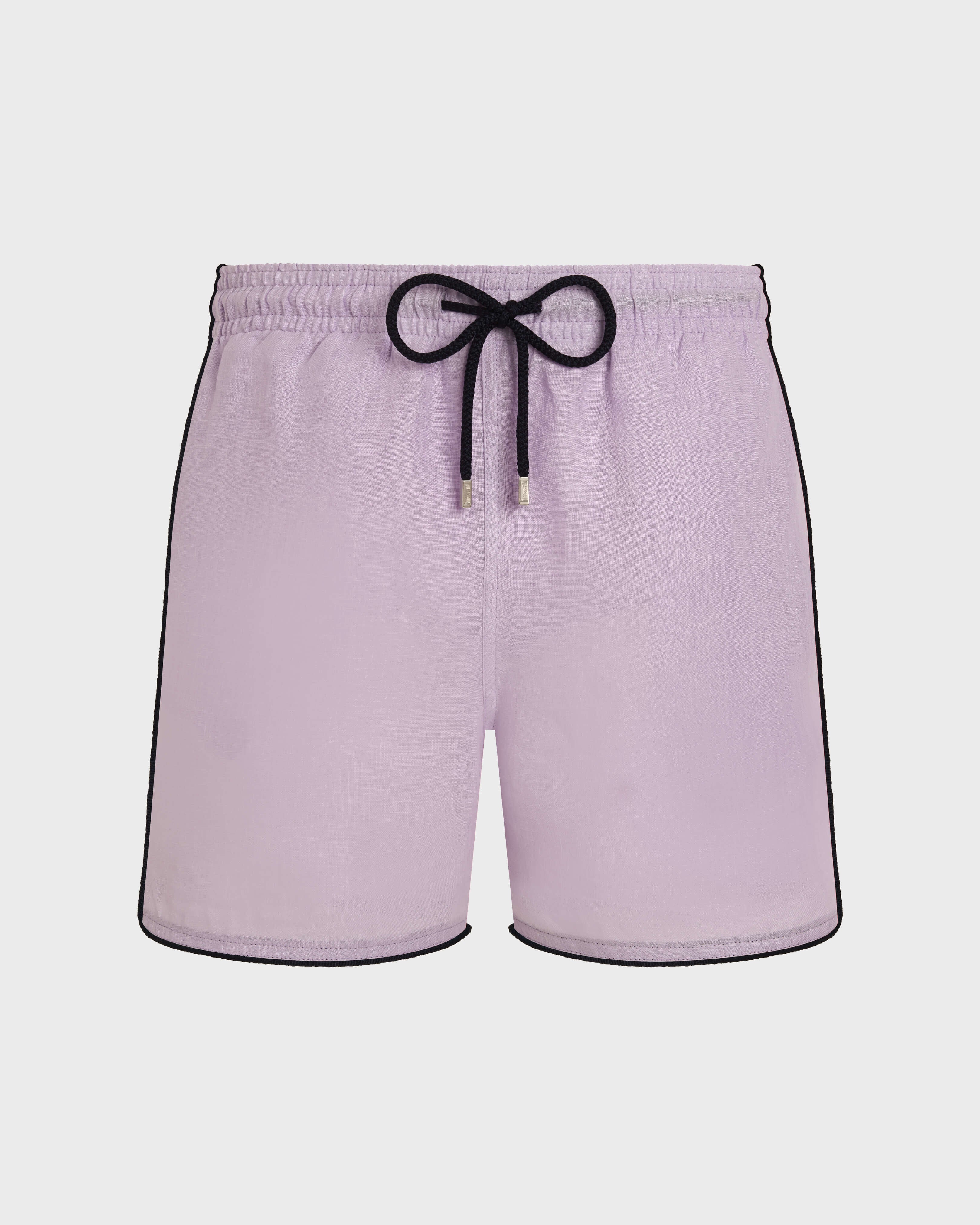Linen Swim Trunks Solid - Purple Kunzite / Vilebrequin Outlet