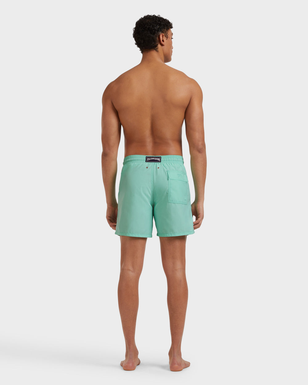 Swim Shorts Solid - Green Caribbean / Vilebrequin For sale