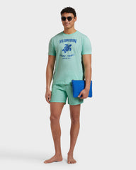 Swim Shorts Solid - Green Caribbean / Vilebrequin For sale