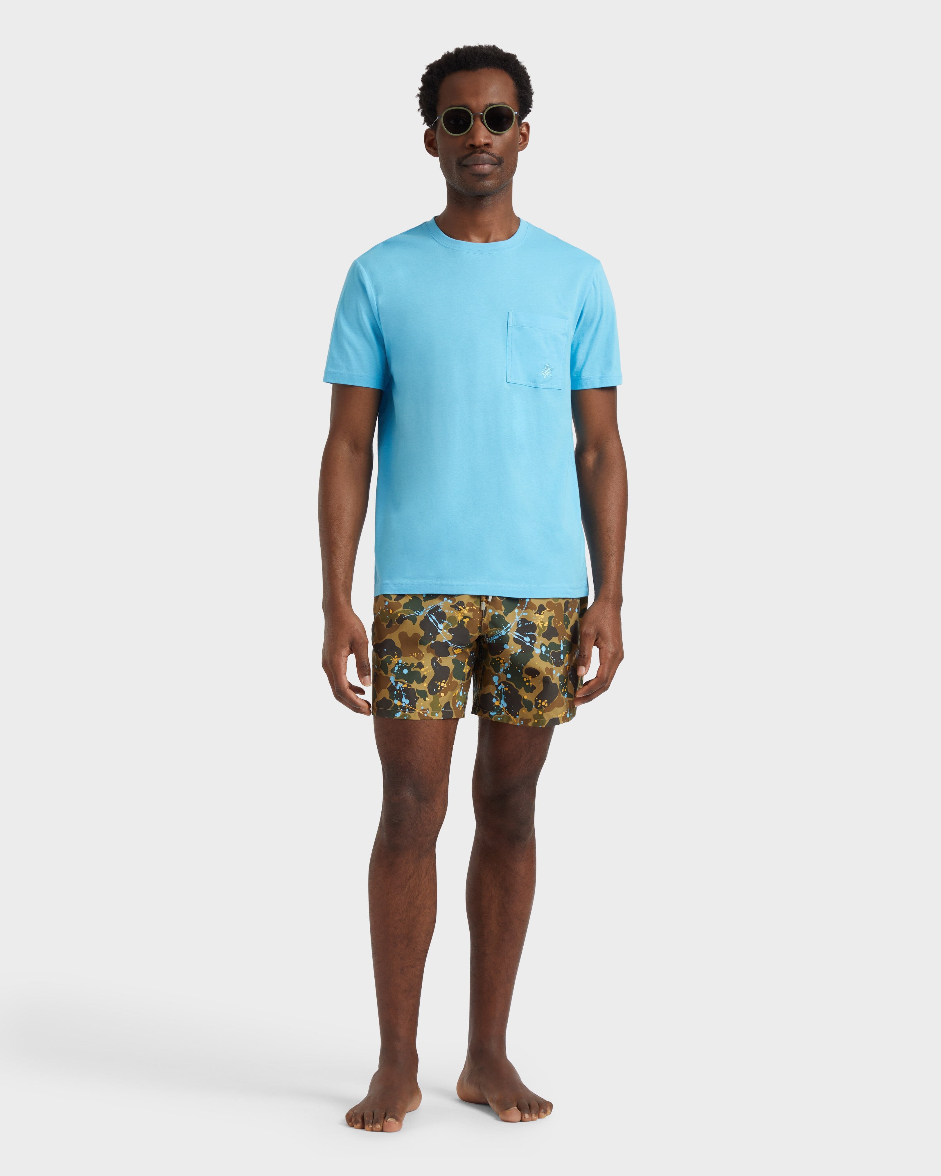 Swim Shorts Camo Splash - VBQ x Palm Angels / Vilebrequin US