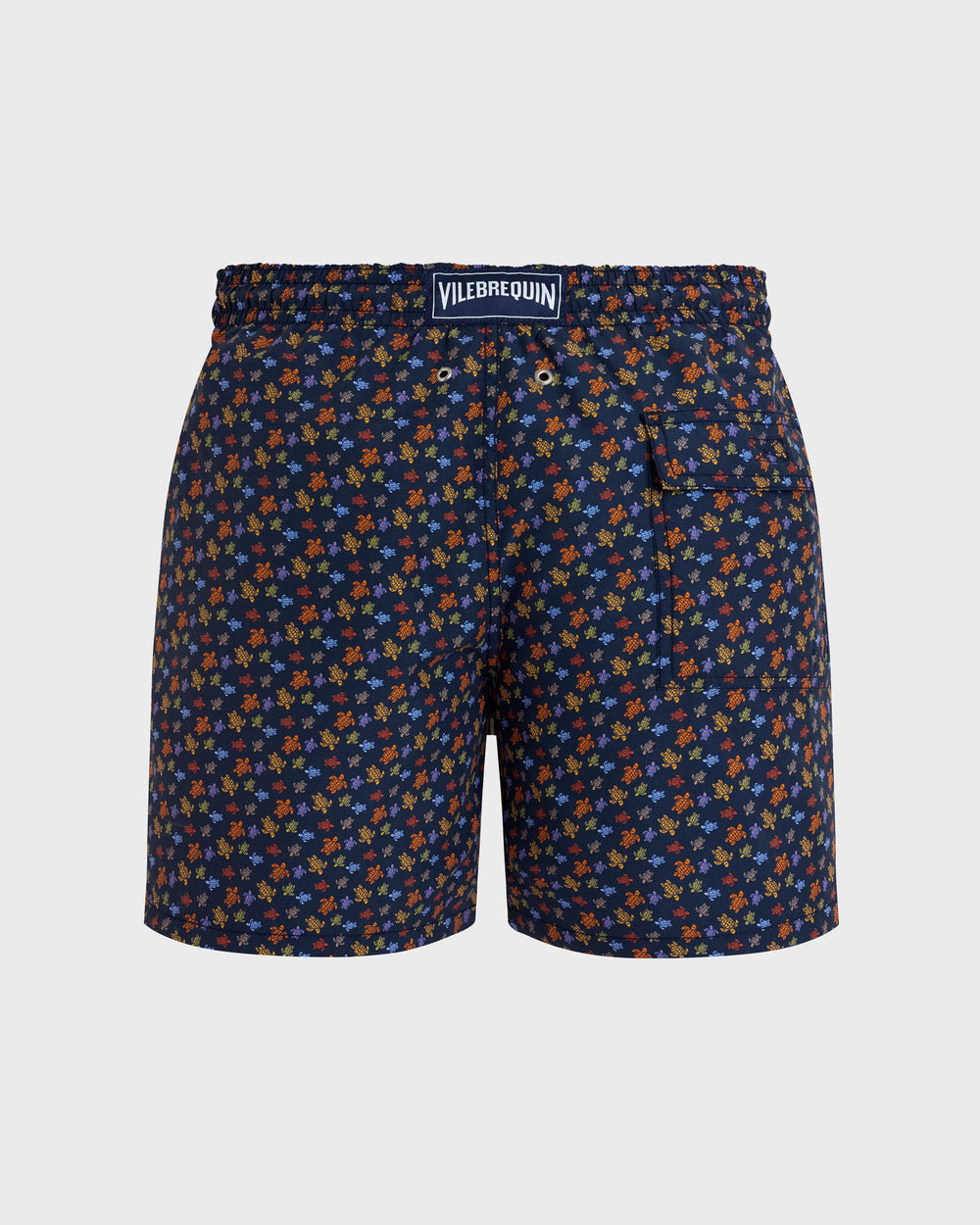 Swim Shorts Micro Ronde Des Tortues - Orange Vitamin / Vilebrequin New