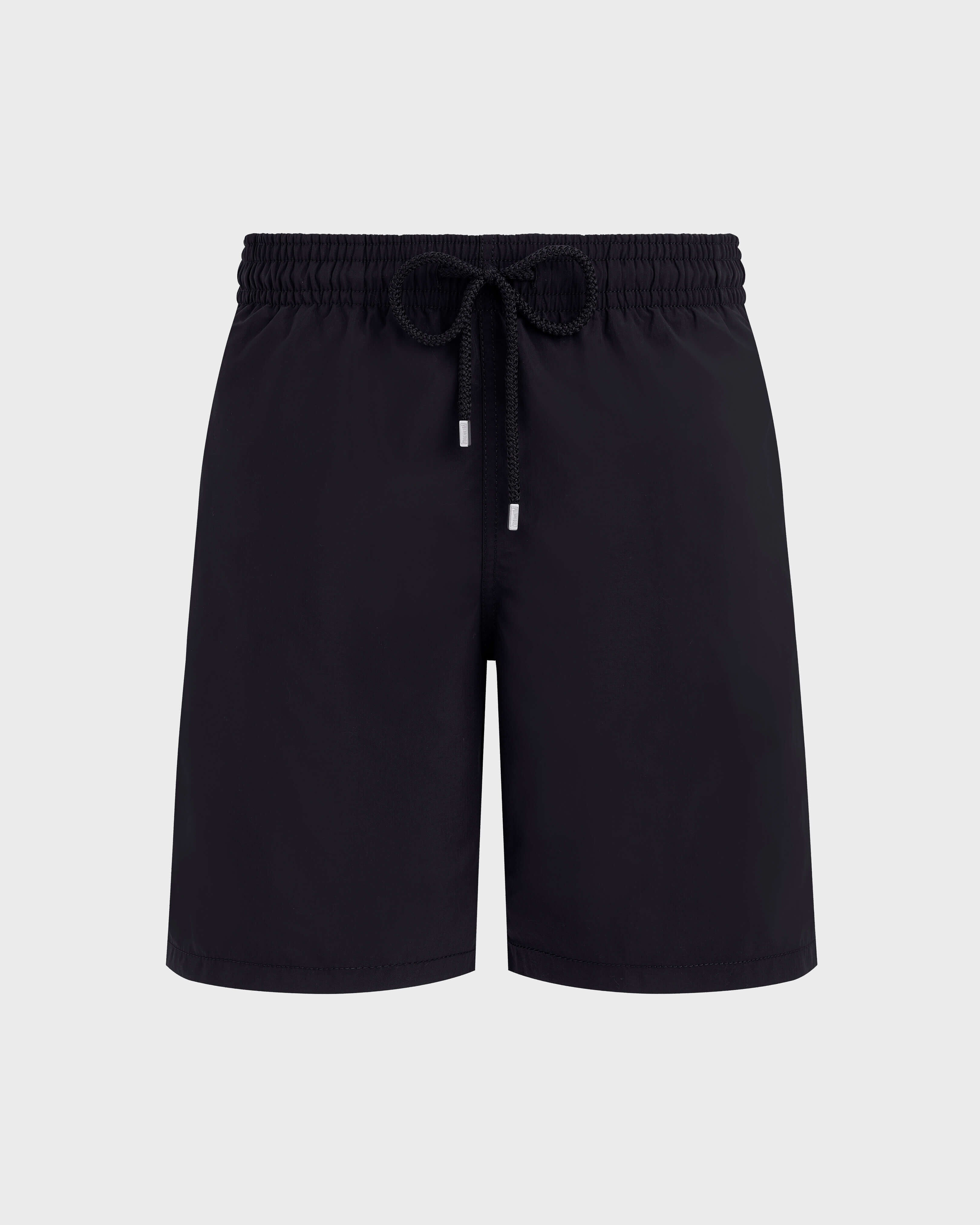 Long Swim Shorts Solid - Black Swimwear / Vilebrequin Sale