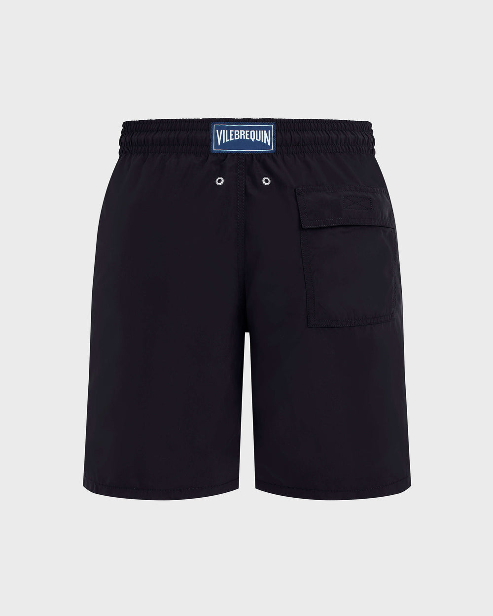 Long Swim Shorts Solid - Black Swimwear / Vilebrequin Sale