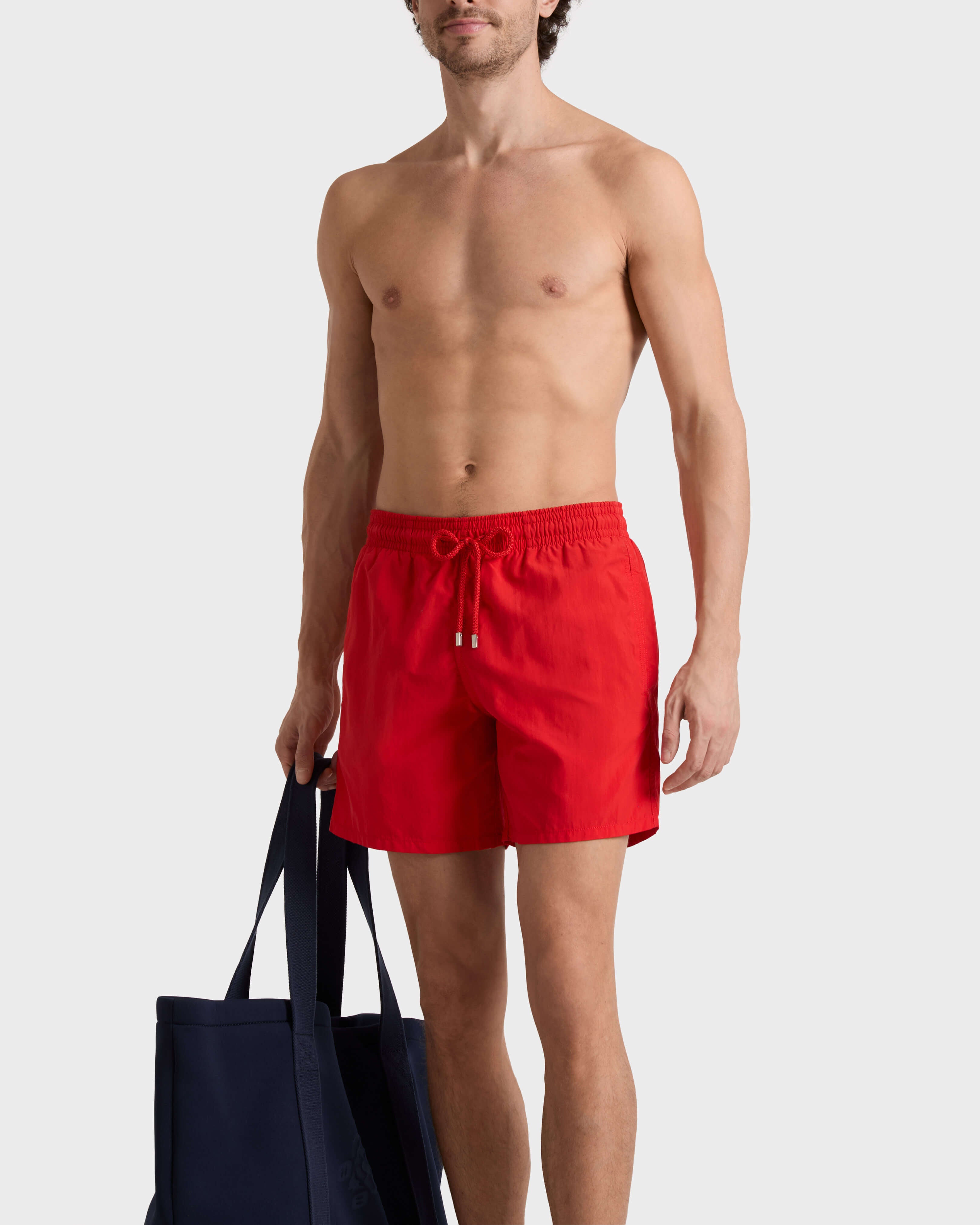 Swim Shorts Solid - Poppy red / Vilebrequin For sale