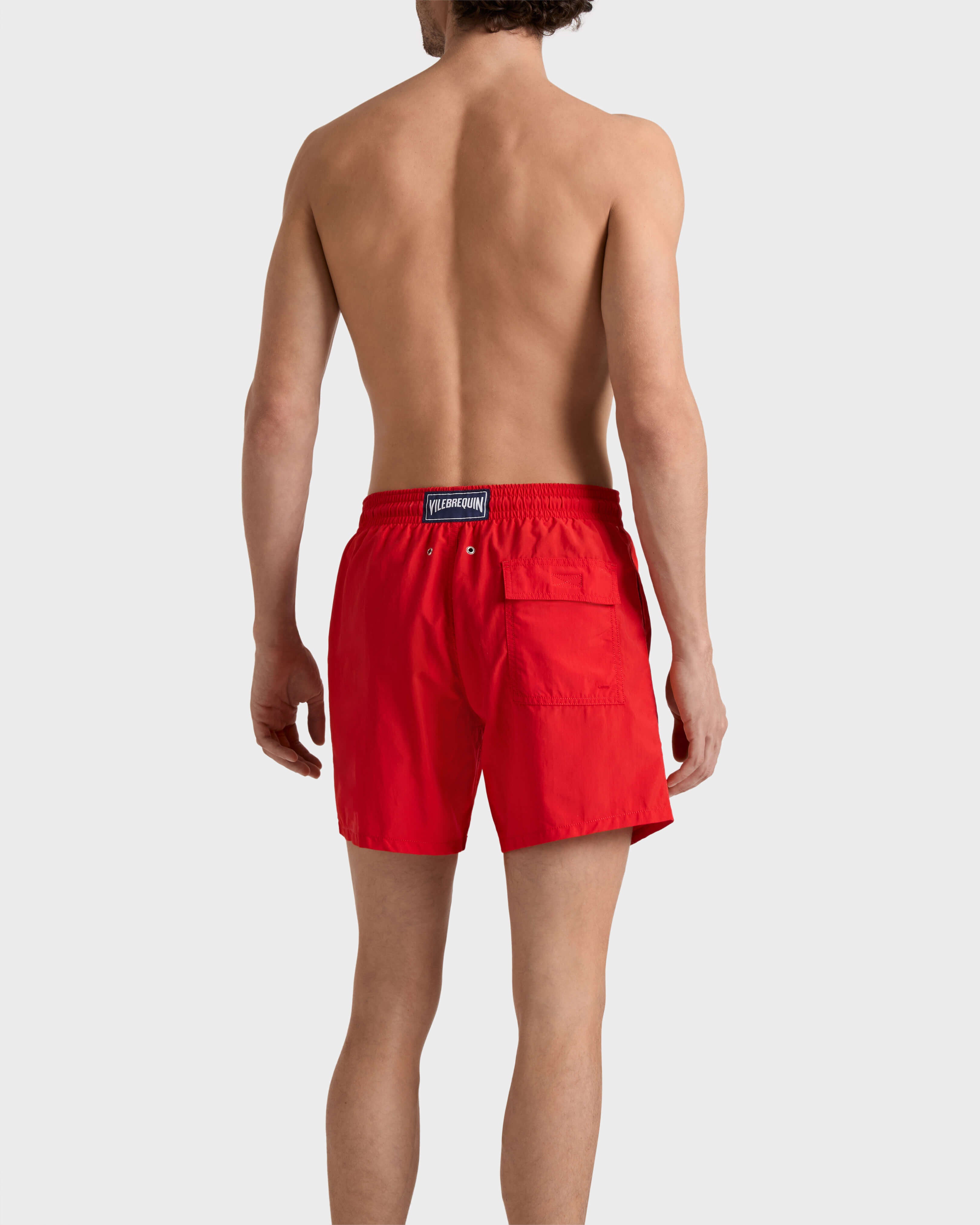 Swim Shorts Solid - Poppy red / Vilebrequin For sale