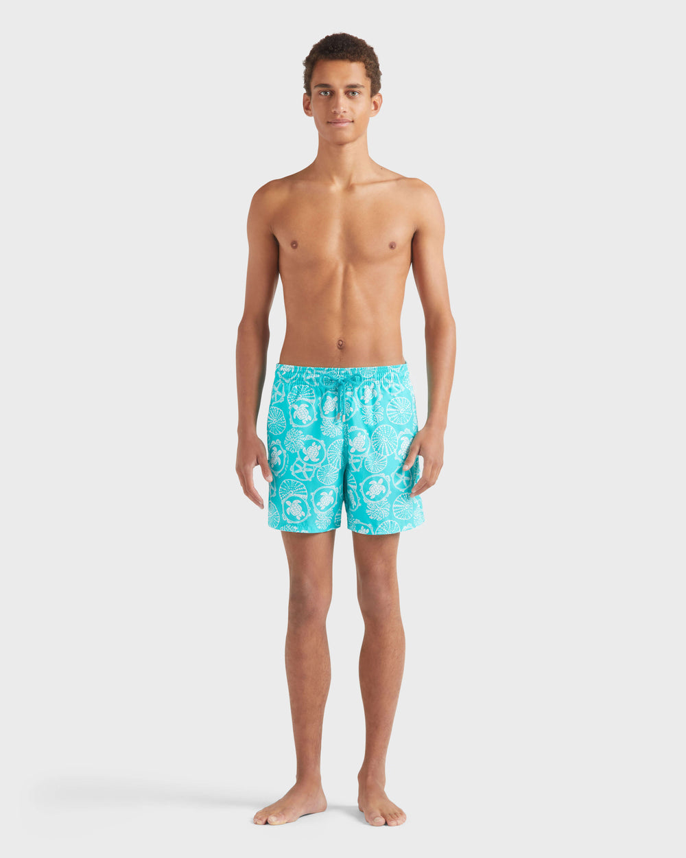 Swim shorts Oursins Bicolores - Disco green / Vilebrequin Outlet