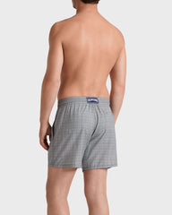 Ultrafine Wool Swim Trunks Prince of Wales Check - Blue Navy / Vilebrequin US