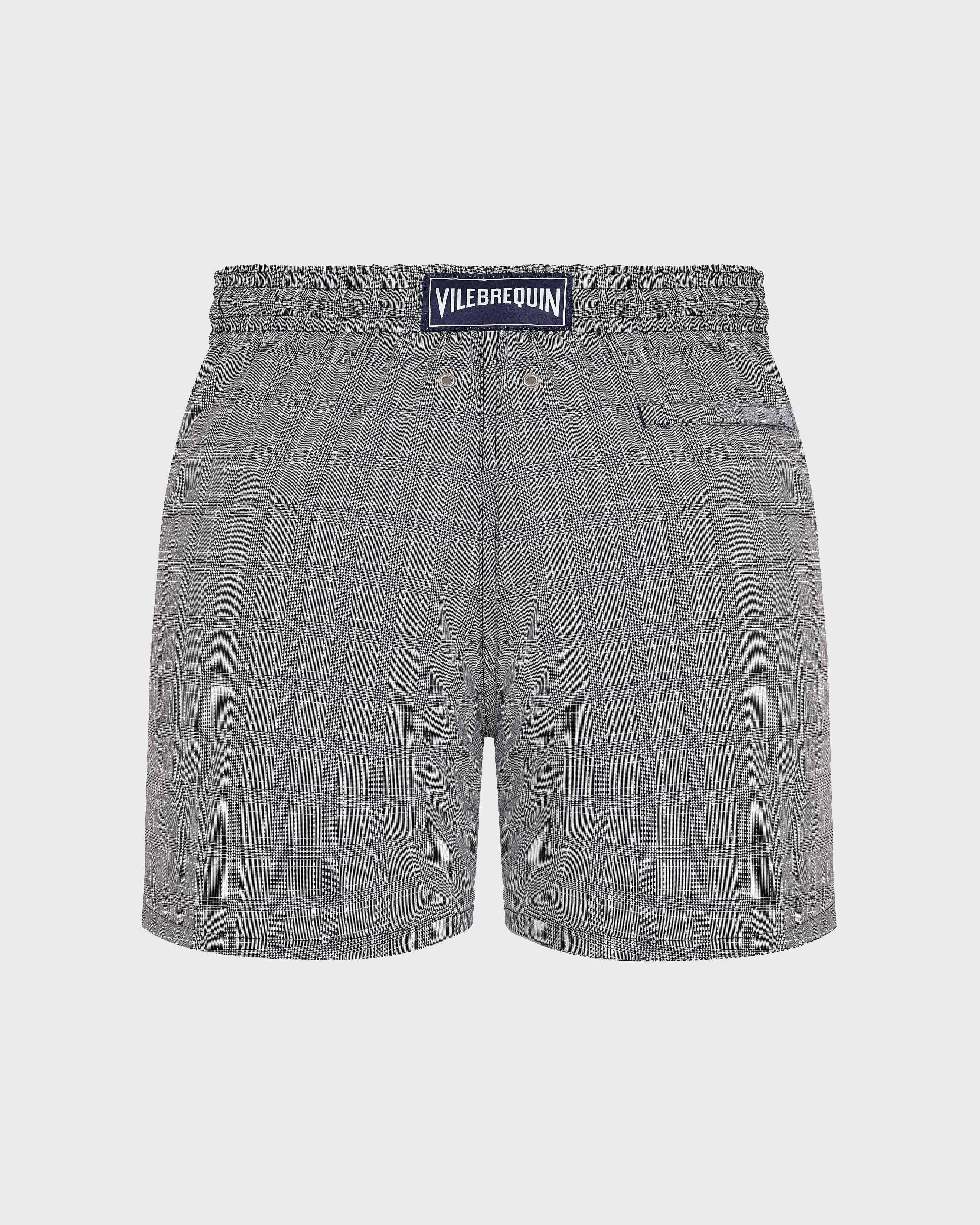 Ultrafine Wool Swim Trunks Prince of Wales Check - Blue Navy / Vilebrequin US