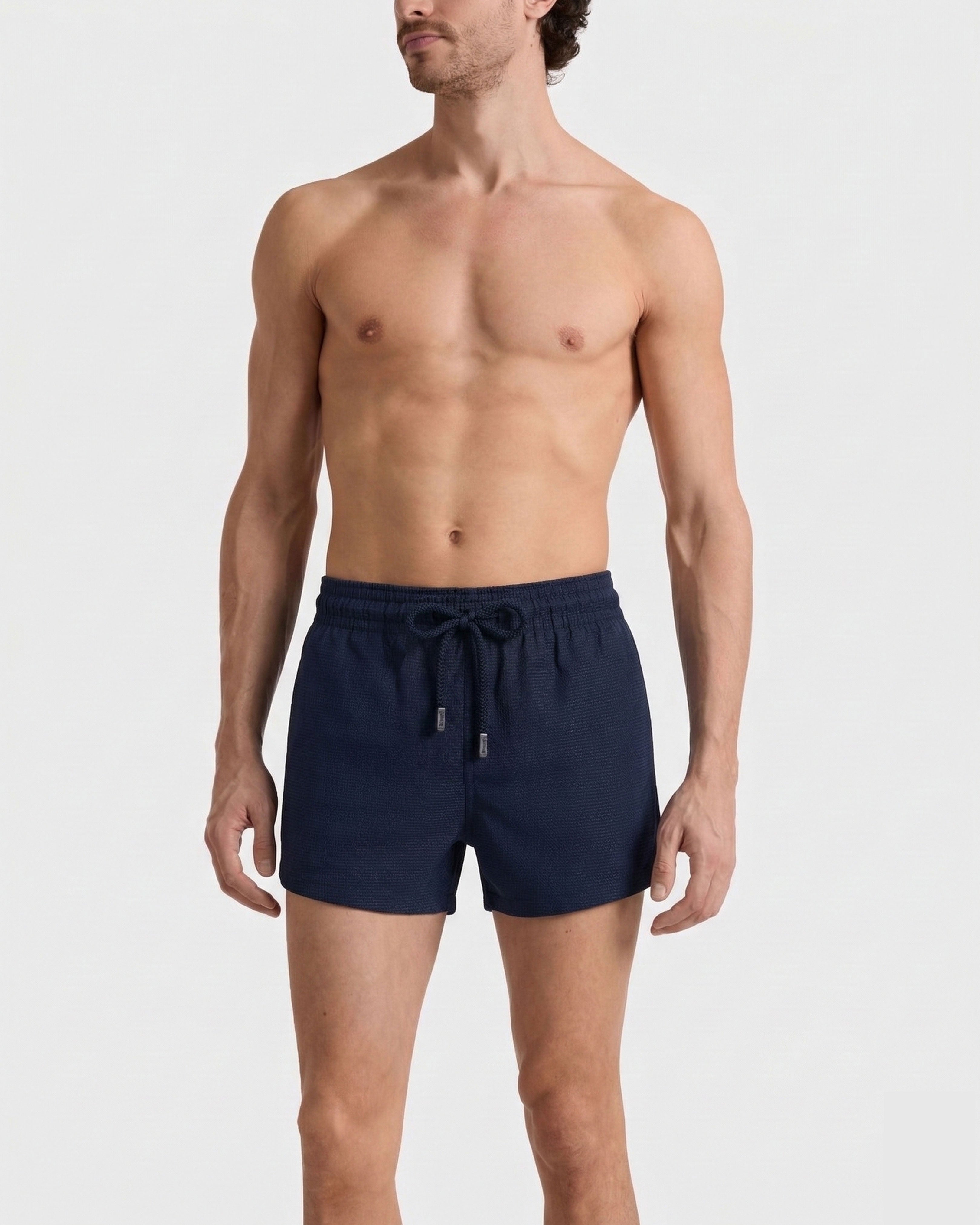 Swimwear Micro Carreaux - Blue Navy Website | MLTH2L26 / Vilebrequin New