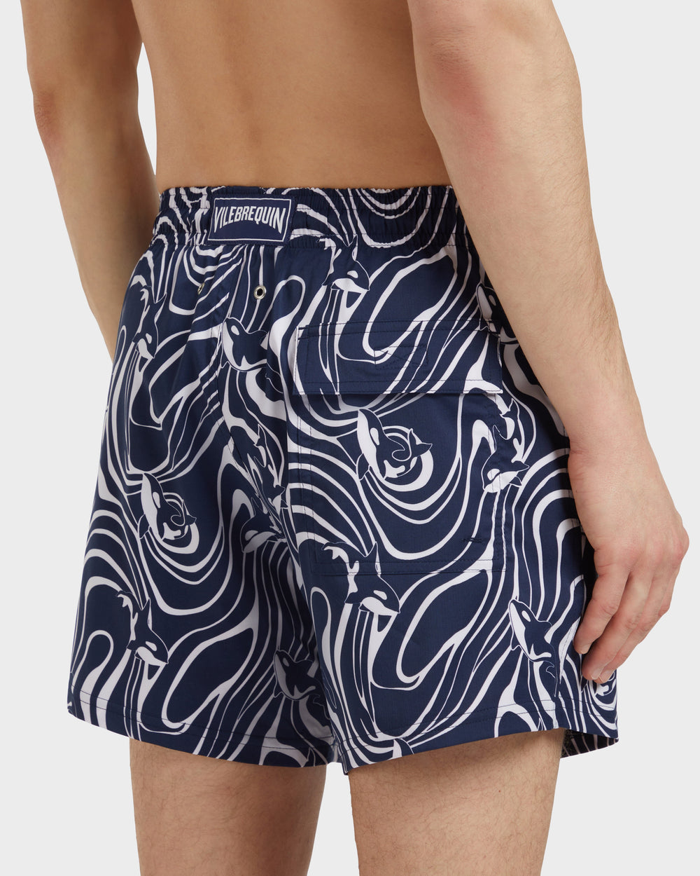 Stretch Short Swim Shorts Orcas - Blue Navy / Vilebrequin Discount