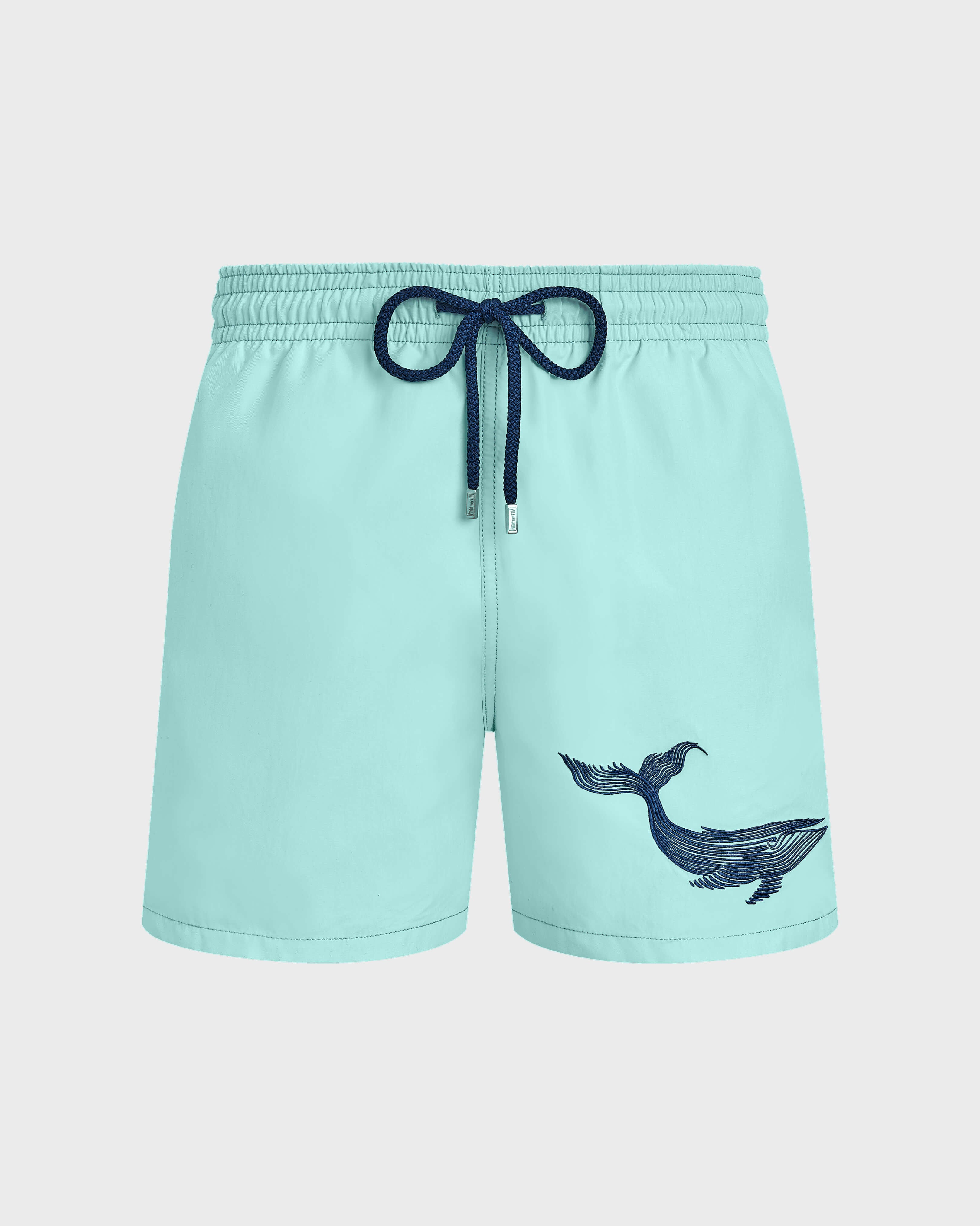 Swim Shorts Embroidered Whale - Blue note / Vilebrequin On sale