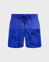 Swim shorts Ronde Des Tortues Maxi Water-reactive - Blue Marrakech / Vilebrequin US