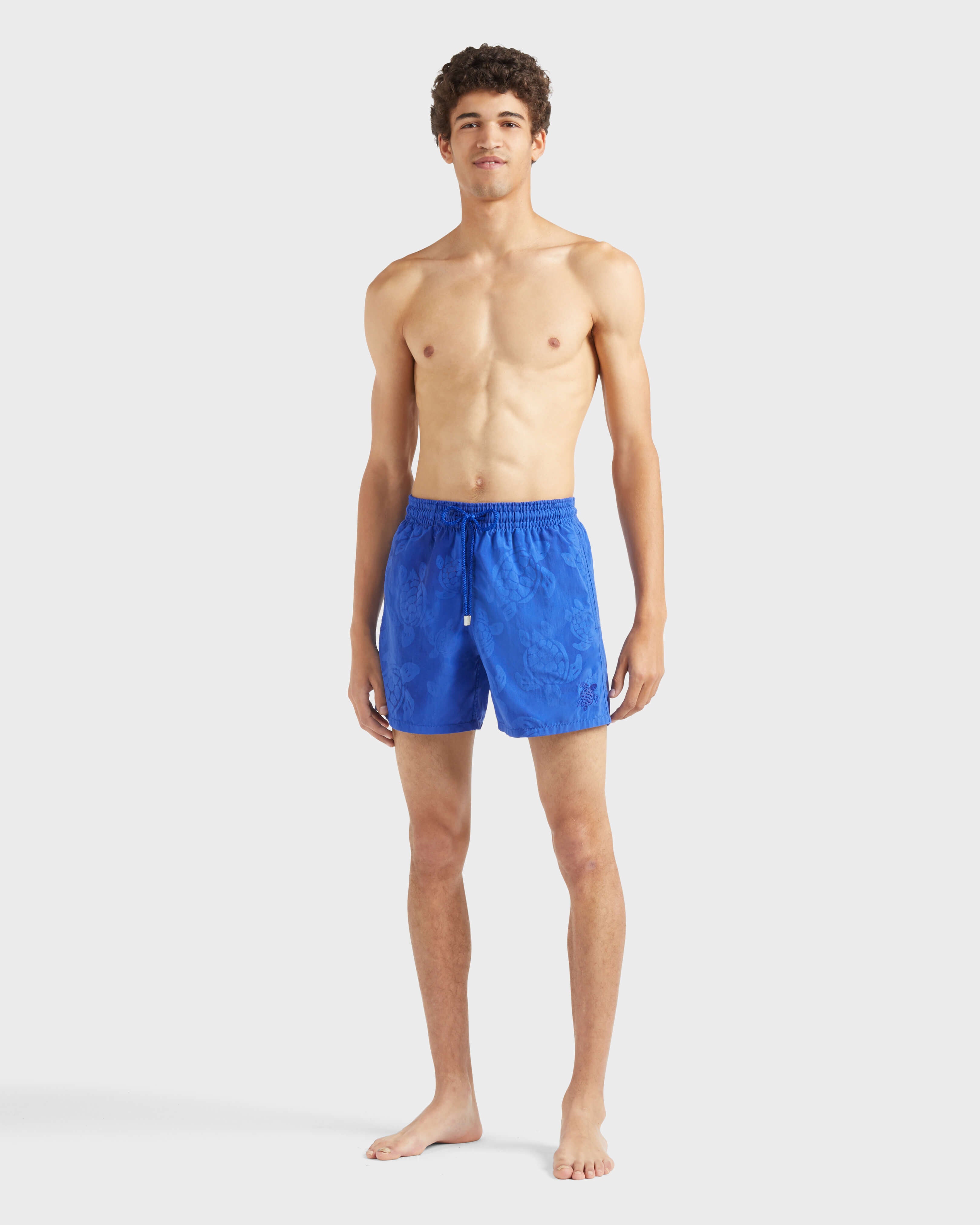 Swim shorts Ronde Des Tortues Maxi Water-reactive - Blue Marrakech / Vilebrequin US