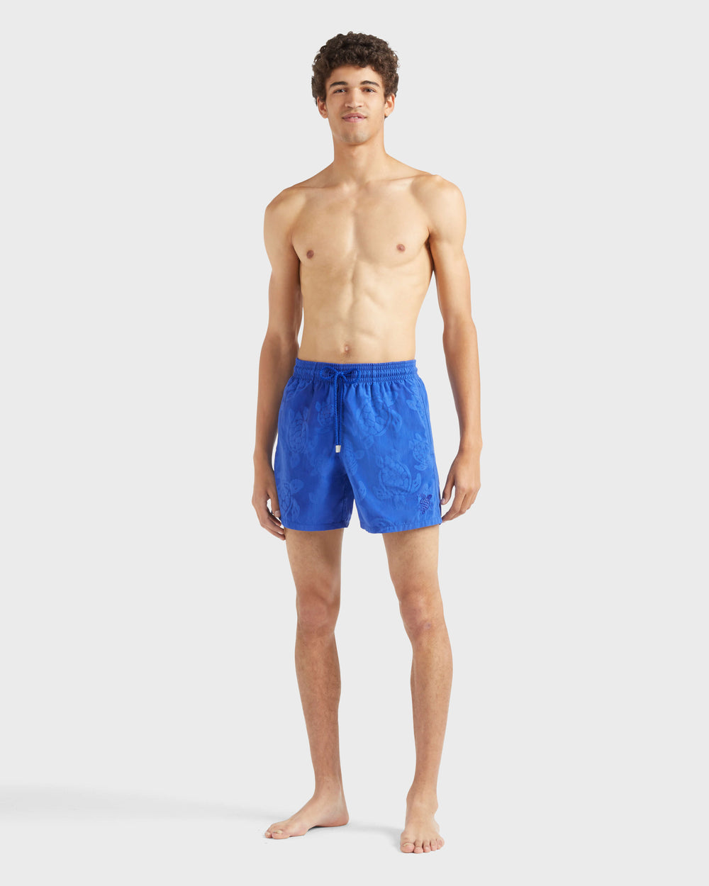 Swim shorts Ronde Des Tortues Maxi Water-reactive - Blue Marrakech / Vilebrequin US