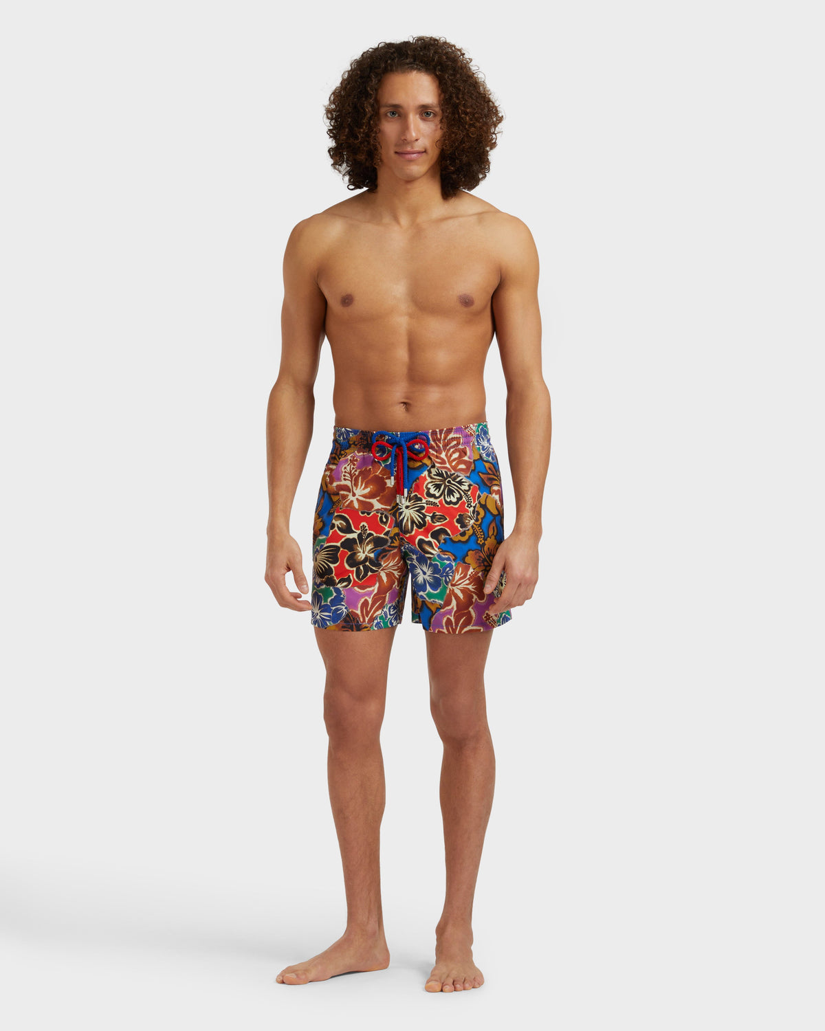 Swim Shorts Hawaiian Patchwork - VBQ x Palm Angels / Vilebrequin Sale