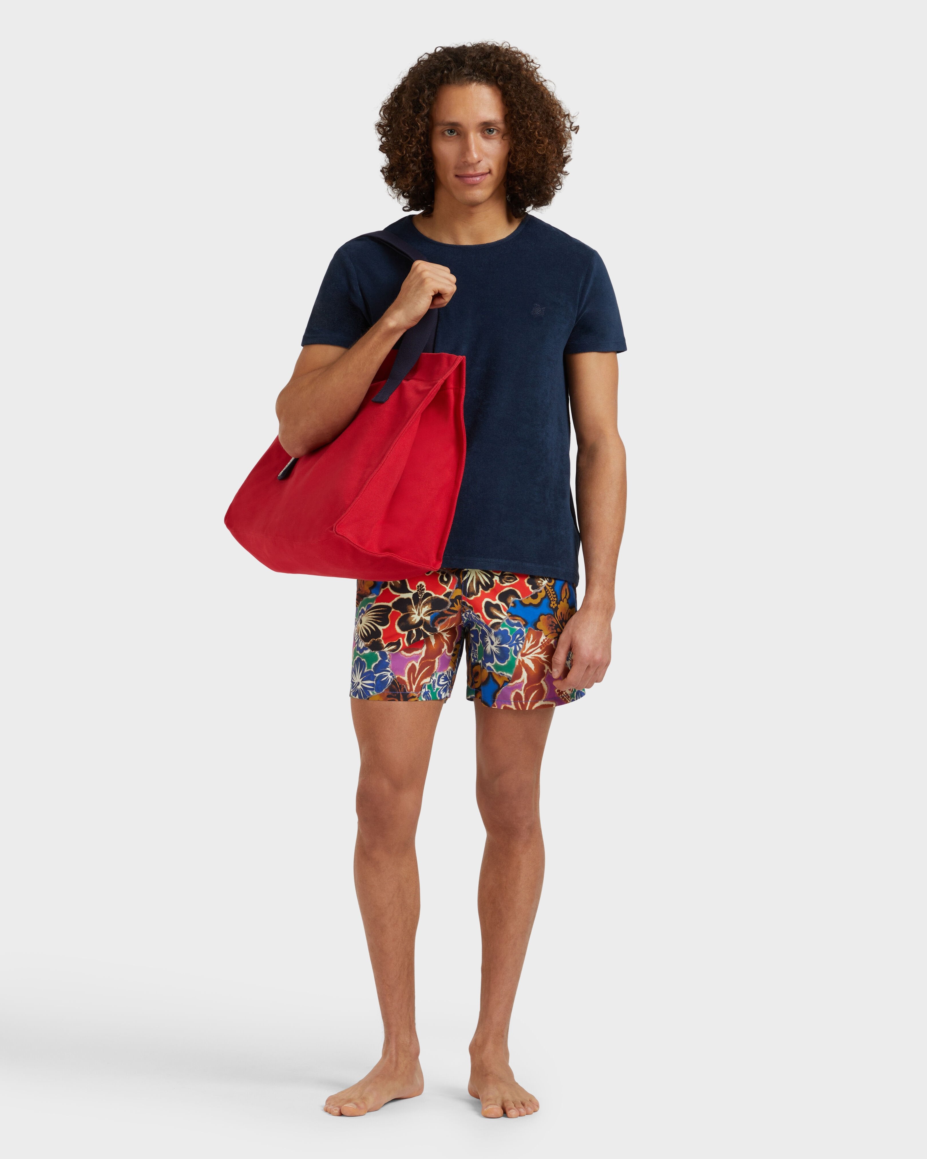 Swim Shorts Hawaiian Patchwork - VBQ x Palm Angels / Vilebrequin Sale