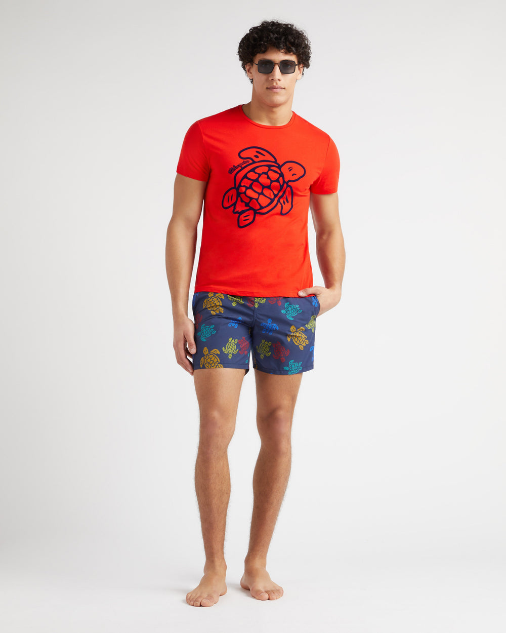 Swim Shorts Ronde des Tortues Tricot / Vilebrequin For sale