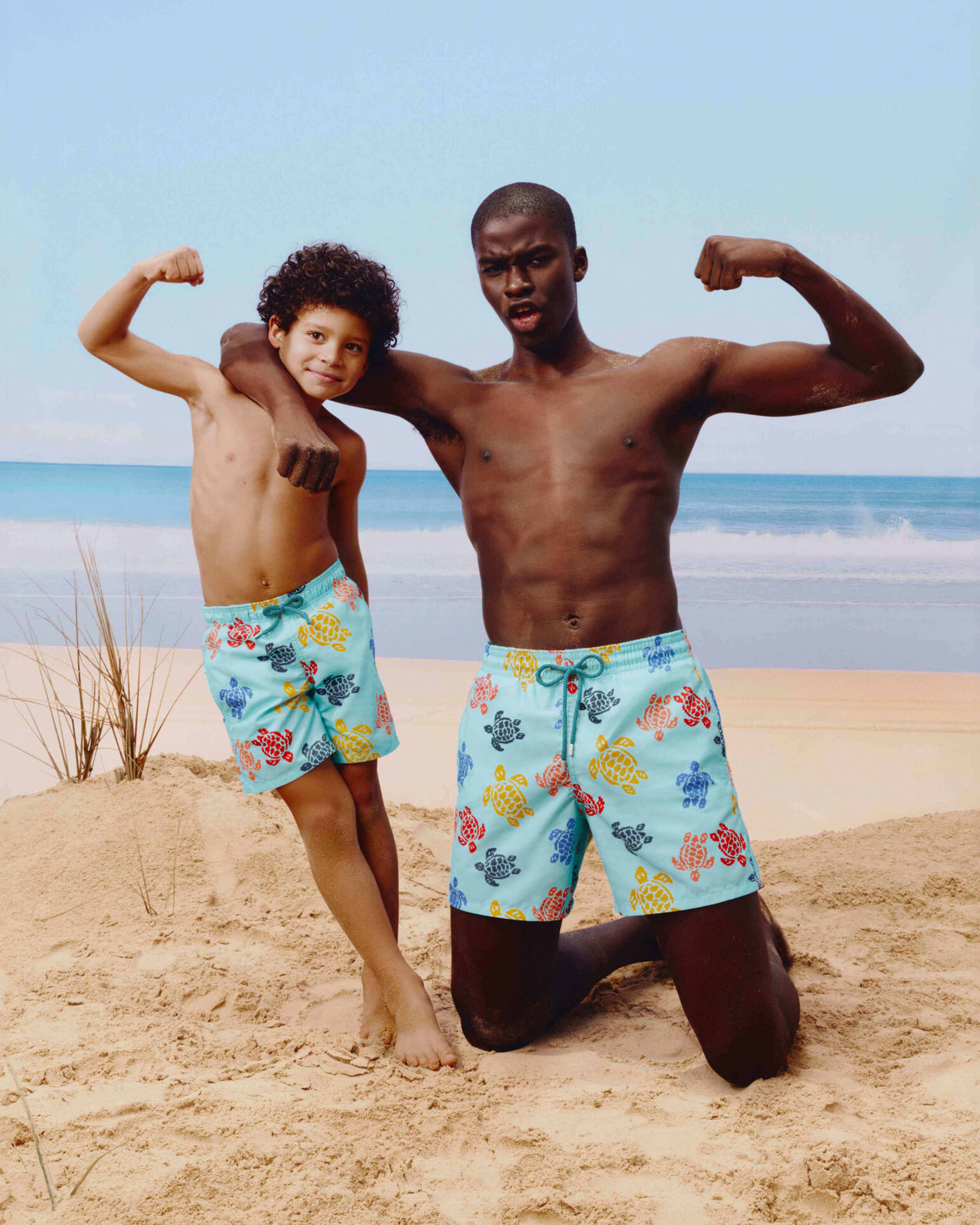 Swim Shorts Ronde des Tortues Tricot / Vilebrequin For sale
