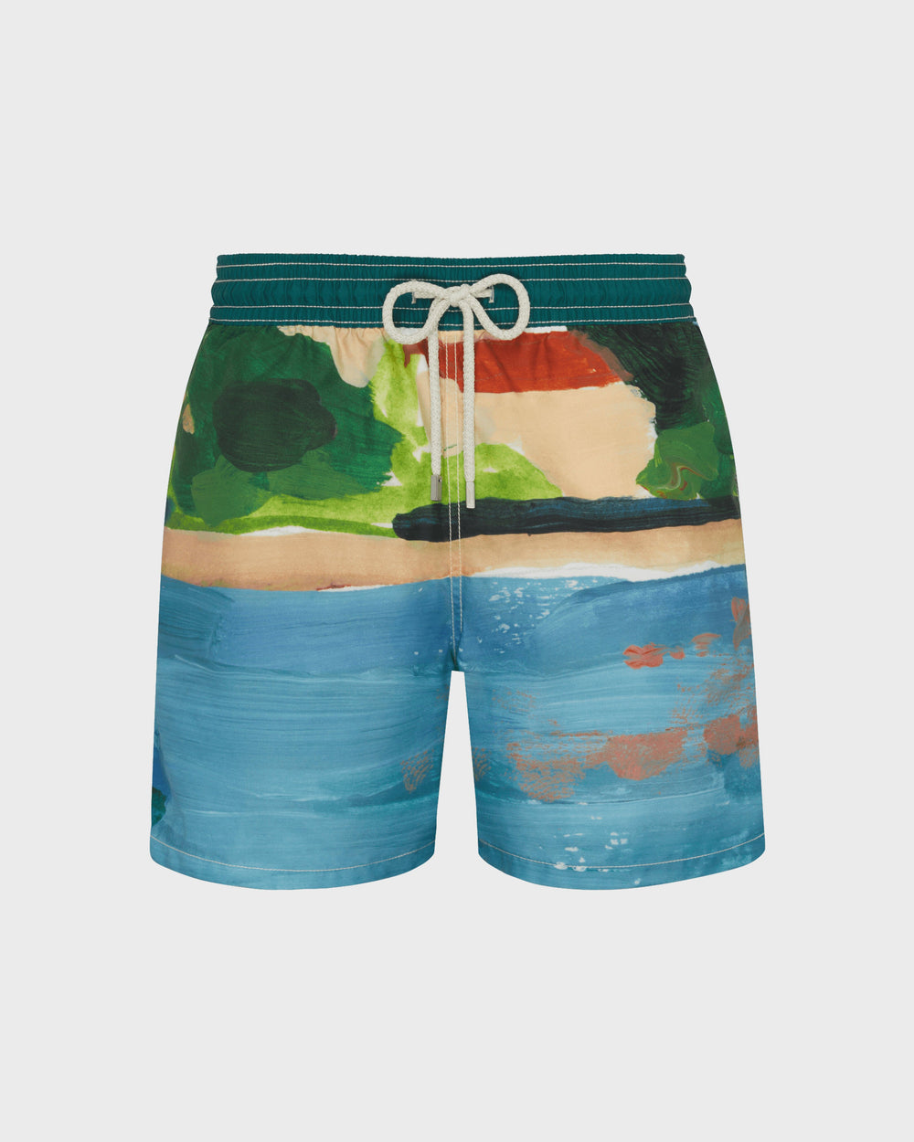 Swim Shorts 360 Landscape - Vilebrequin x Highsnobiety - Blue Chambray Website | MOOZ3B51 / Vilebrequin Discount