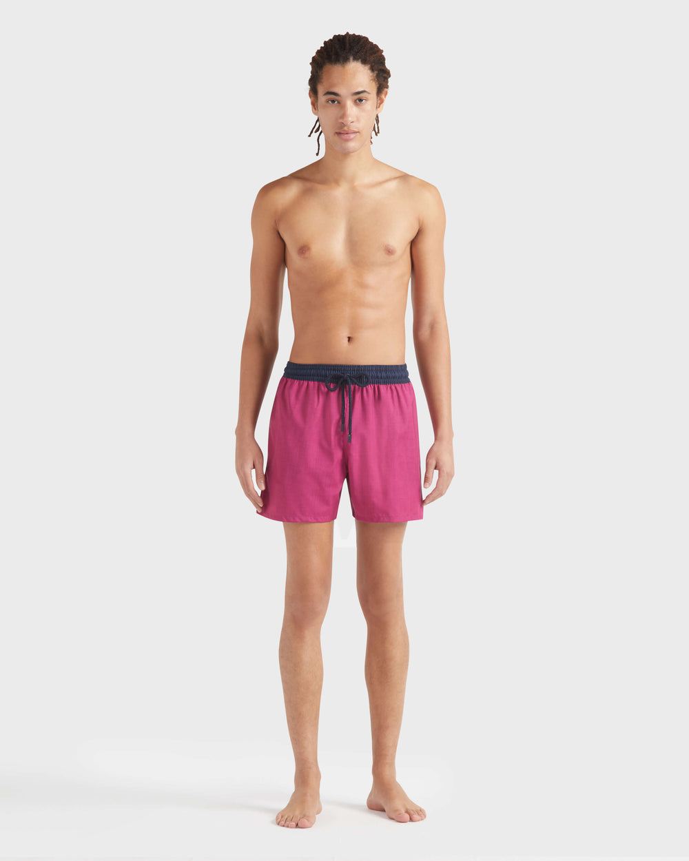 Wool Swim Shorts - Red Crimson purple Site | MGUU3L51 / Vilebrequin US