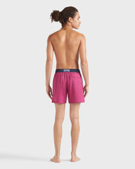 Wool Swim Shorts - Red Crimson purple Site | MGUU3L51 / Vilebrequin US