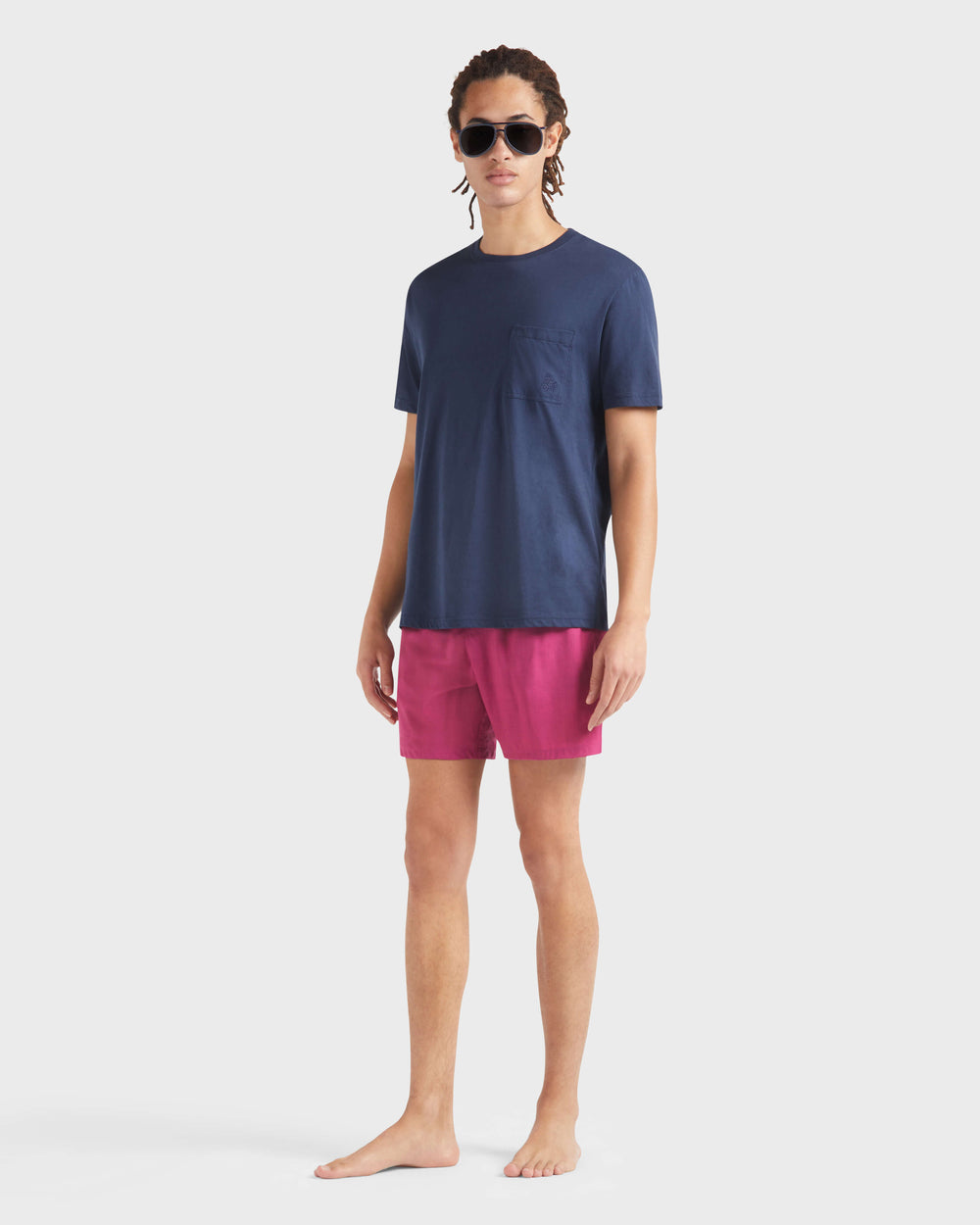 Wool Swim Shorts - Red Crimson purple Site | MGUU3L51 / Vilebrequin US