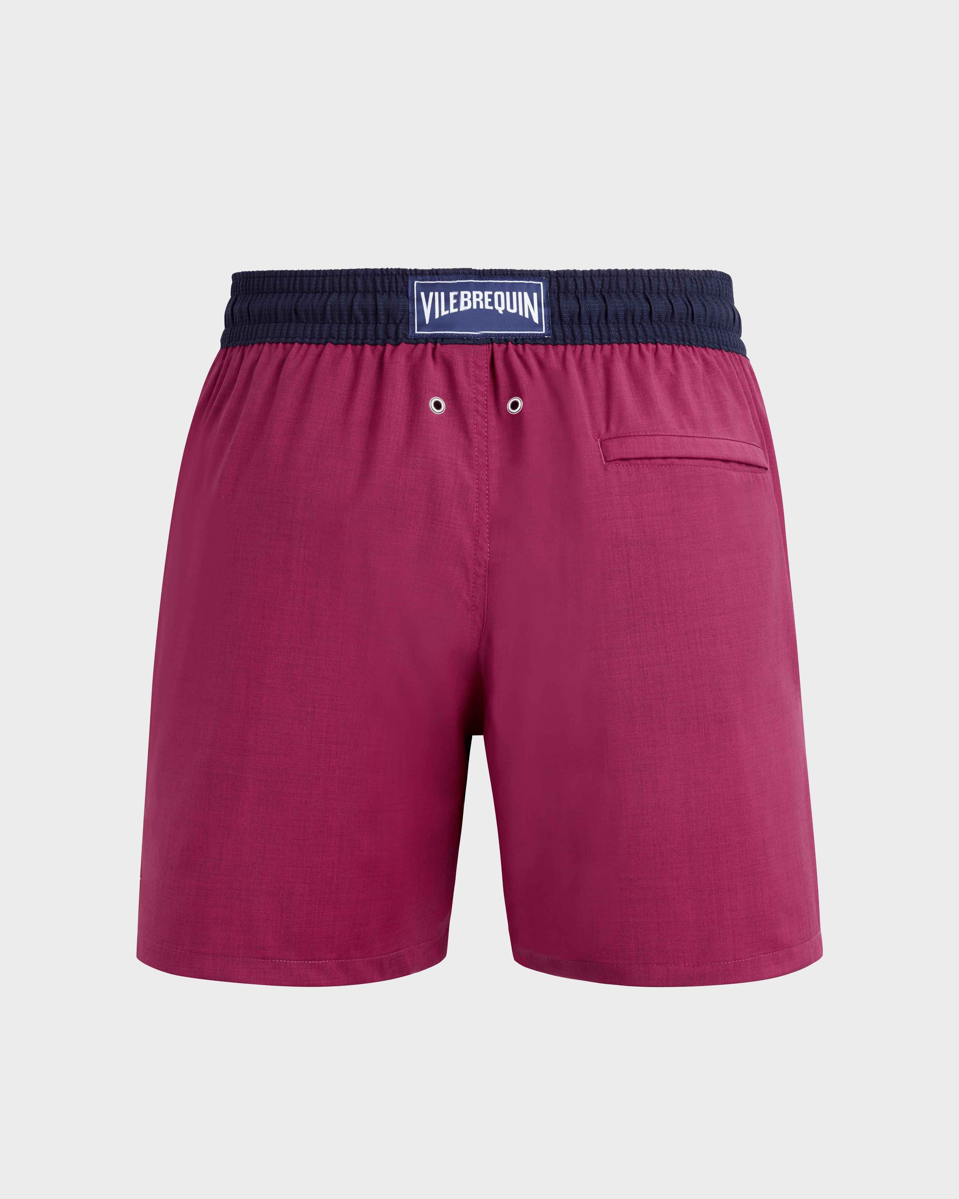 Wool Swim Shorts - Red Crimson purple Site | MGUU3L51 / Vilebrequin US