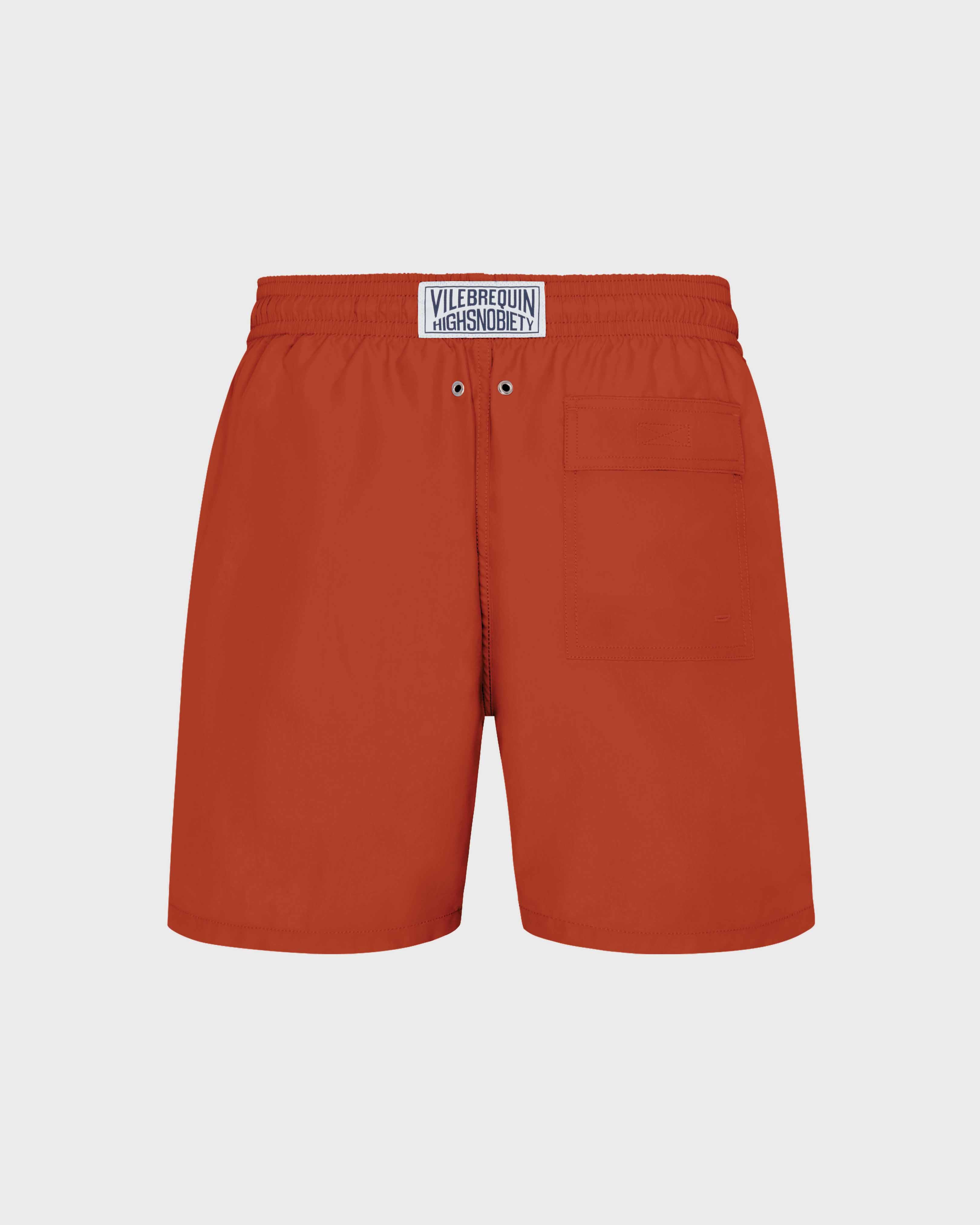 Swim Shorts Solid - Vilebrequin x Highsnobiety - Red Rooibos Website | MOOZ3A00 / Vilebrequin New