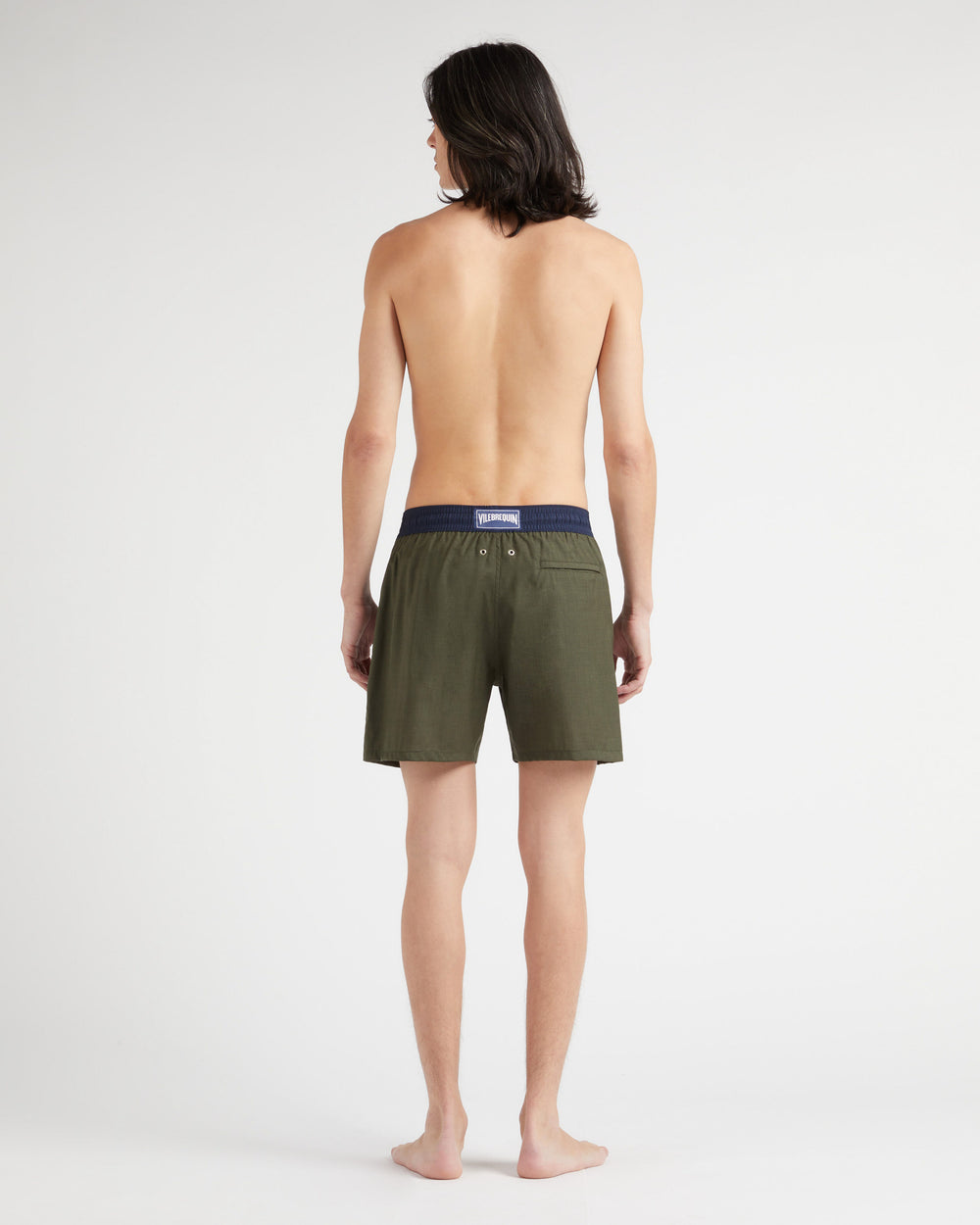 Swim Shorts Bicolore - Green Olive heather Swimwear / Vilebrequin On sale