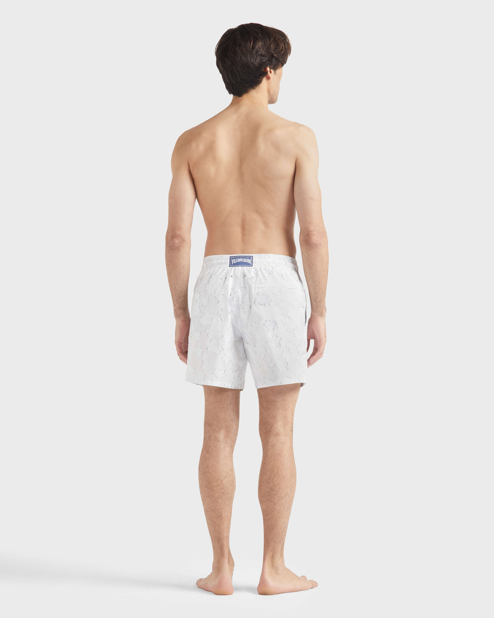 Swim shorts Ronde des tortues Jacquard - White / Vilebrequin Outlet
